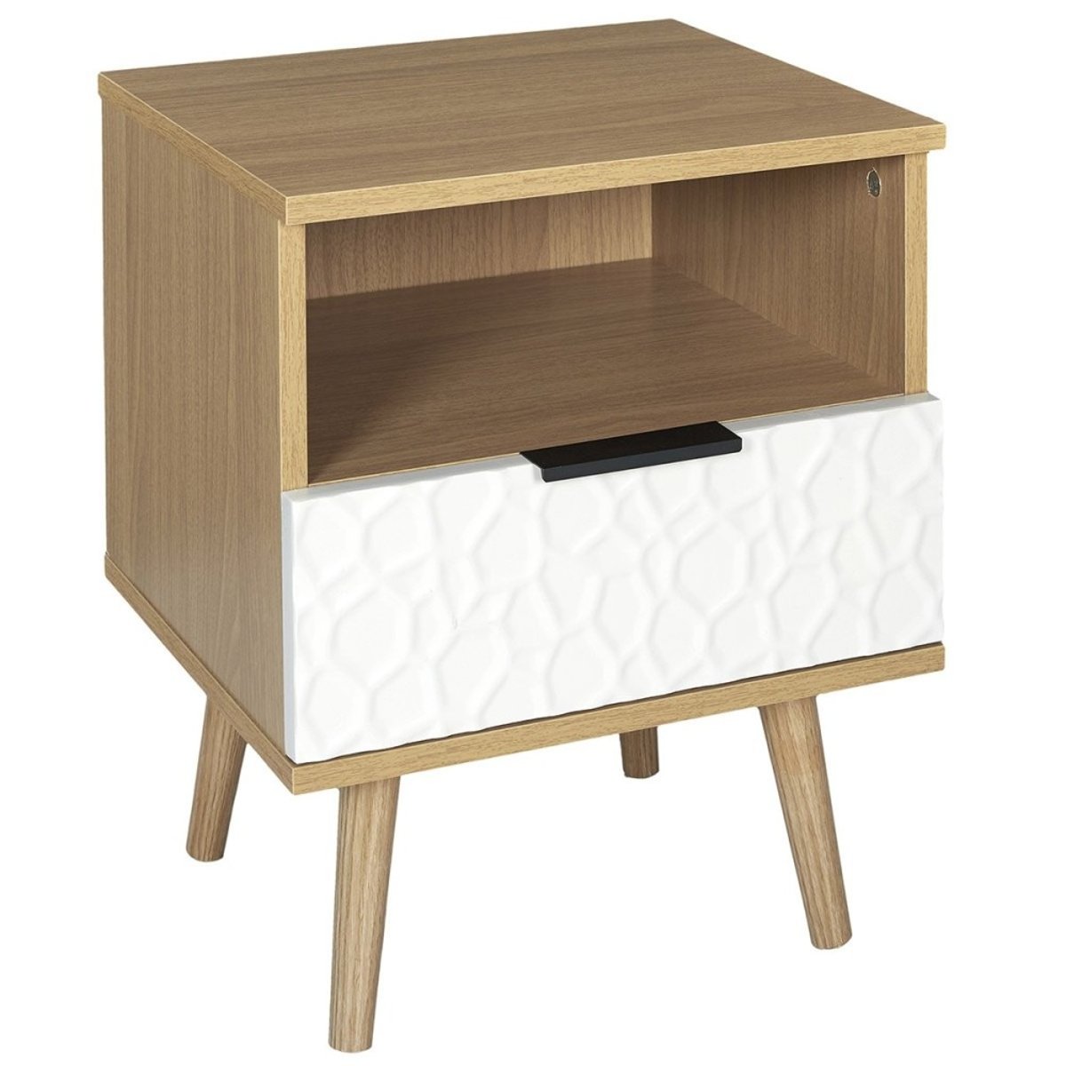 Table de chevet Sven beige, DECORATIE