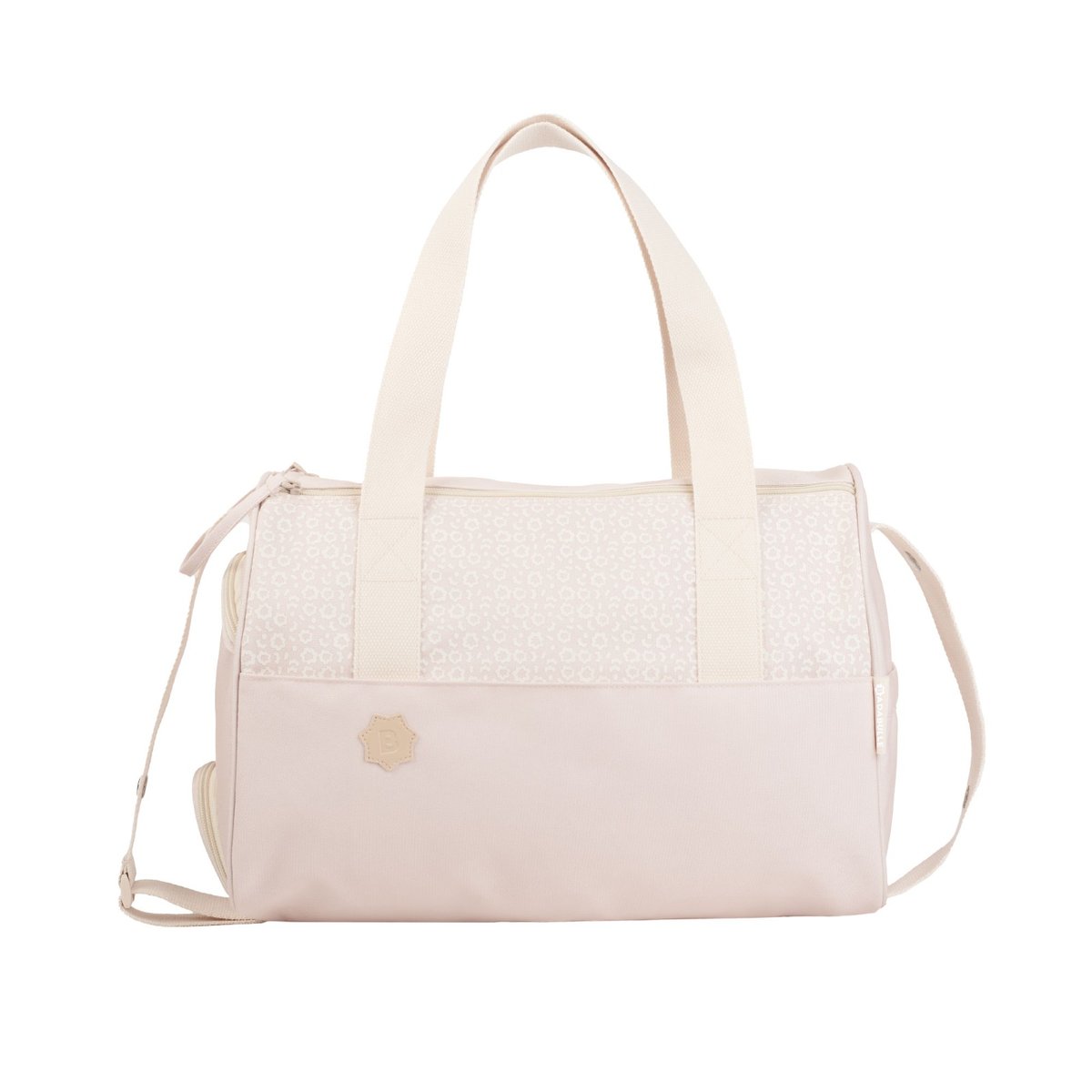 Sac à langer grande capacité multi-poches beige, BADABULLE