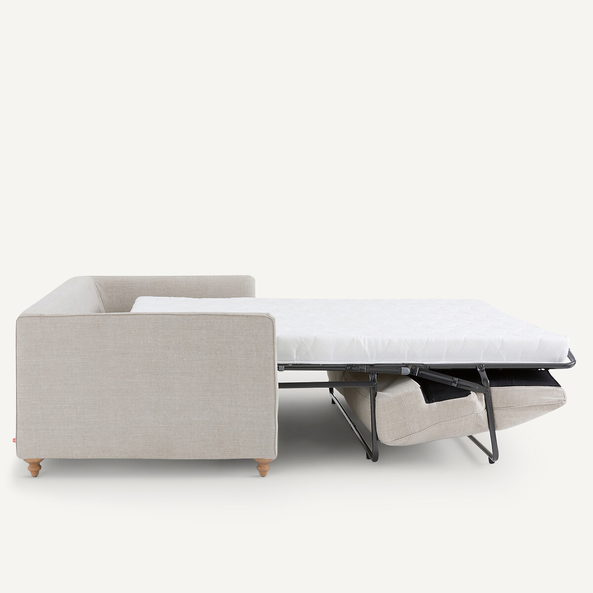 3-Sitzer-Sofa, umwandelbar, aus Baumwolle und Leinen, Lazare beige, AM.PM