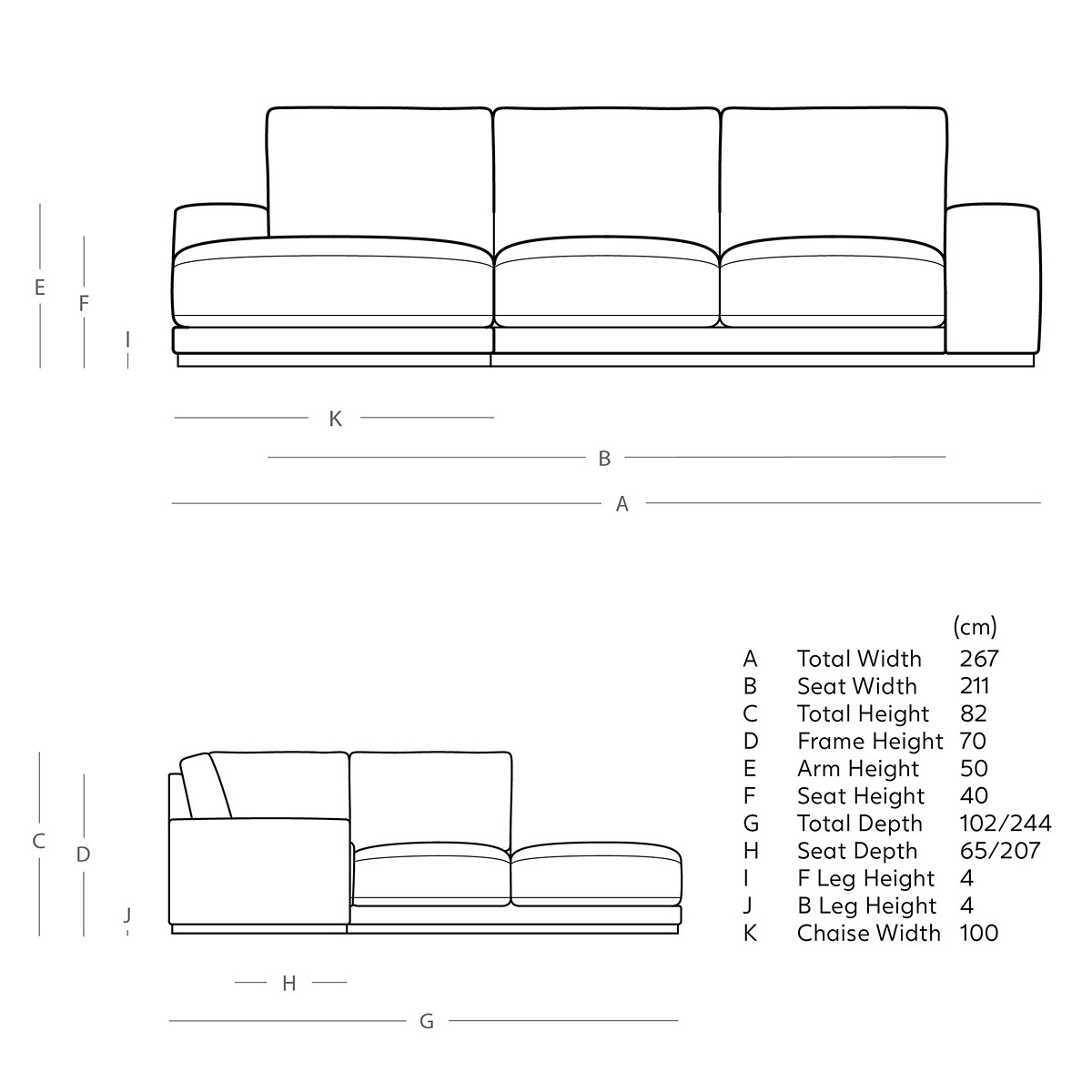 Denver Crushed Velvet Corner Chaise Sofa hydro, SWOON