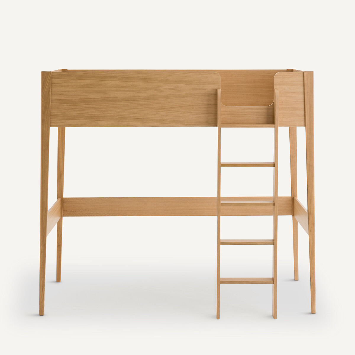 Hochbett mit Lattenrost Alceste, Eichenfurnier natureicheholz, AM.PM