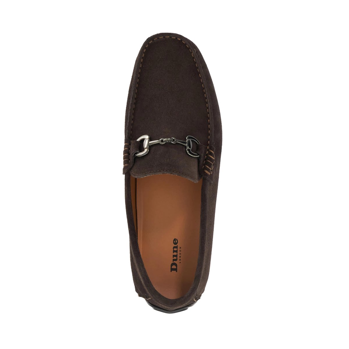 Mocassins à mors en daim - BRACKON brown-suede, DUNE LONDON
