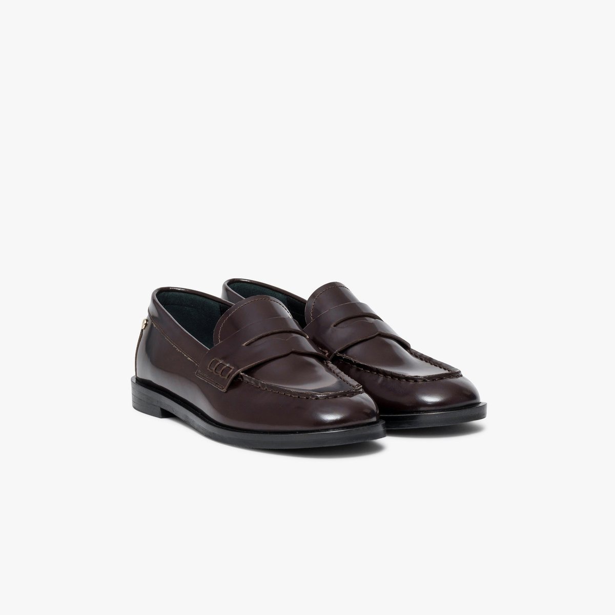 Mocassin en cuir AIDA violet pourpre, BOCAGE