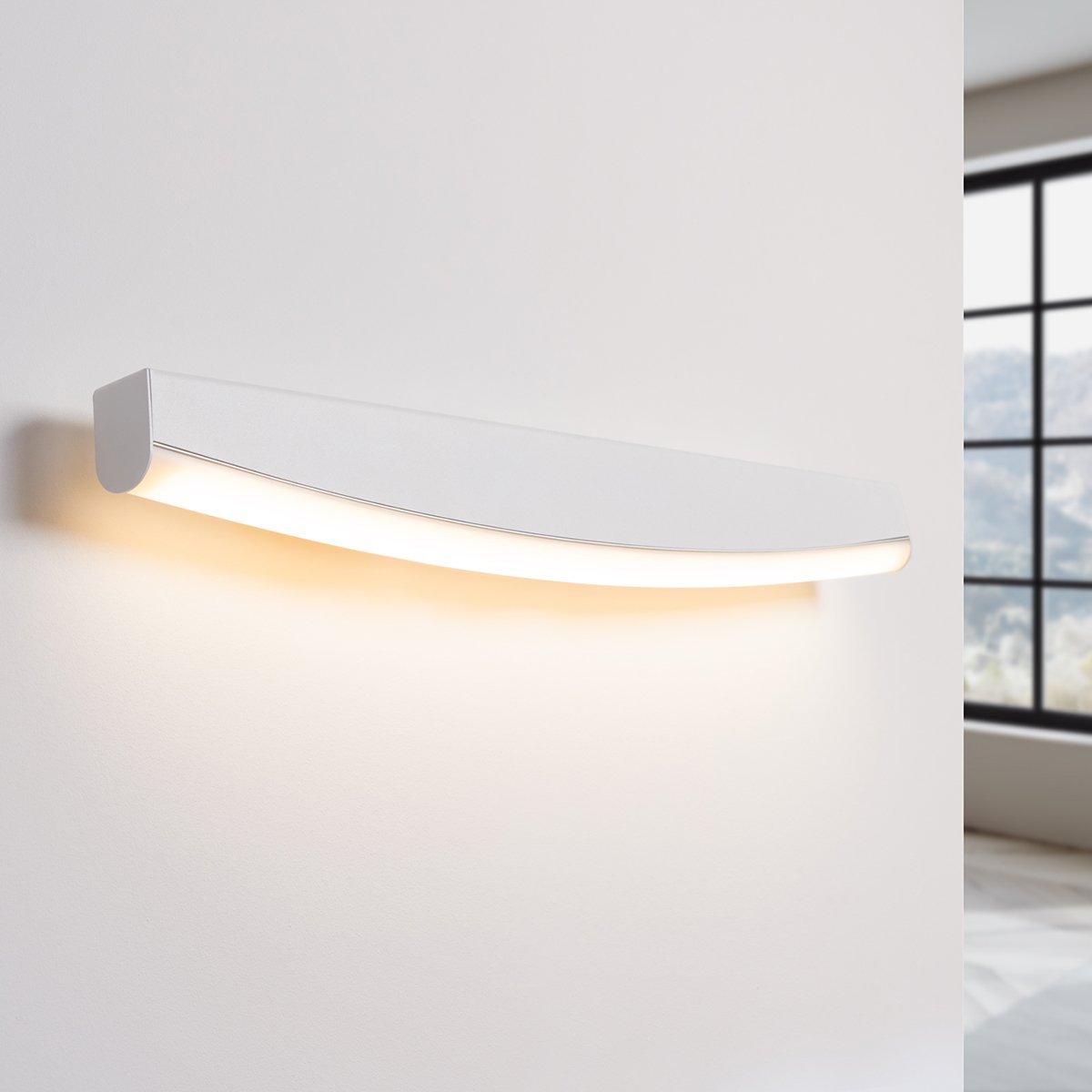 Applique murale Acier Blanc LED 1 Jorun blanc, EDEN