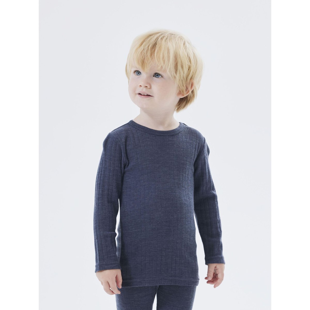 Top À Manches Longues ombre blue, NAME IT