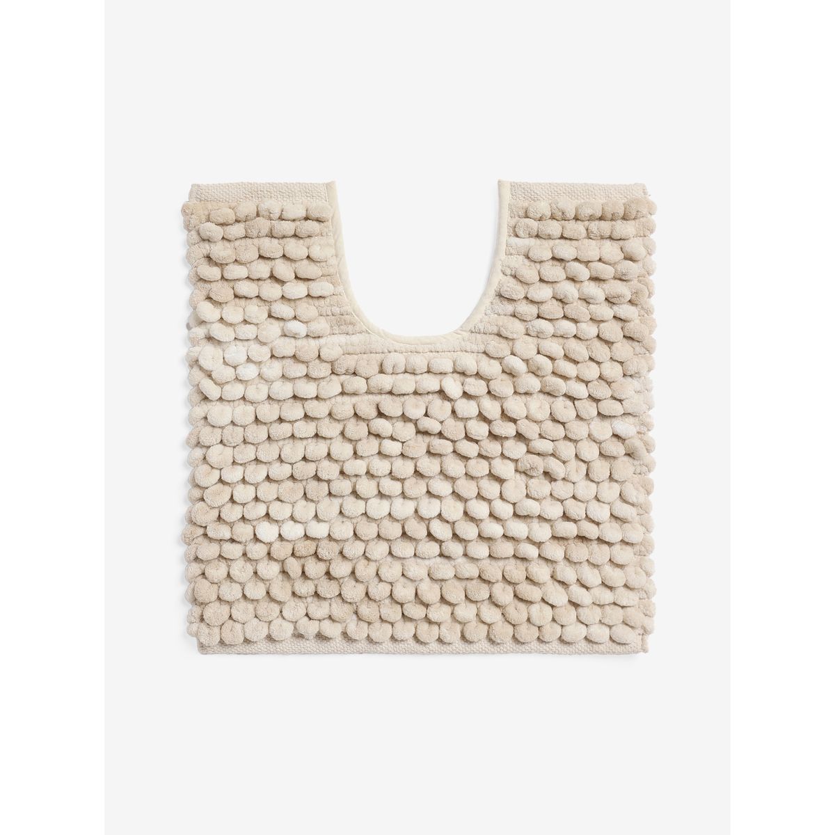 Tapis de bain à pompons naturel, NEXT