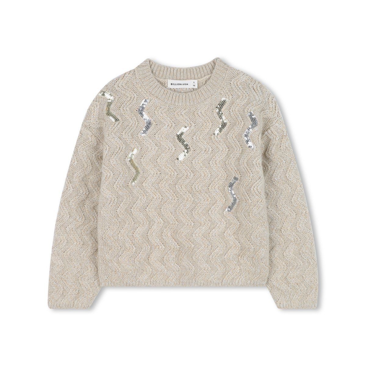 Pull en tricot dore clair, BILLIEBLUSH