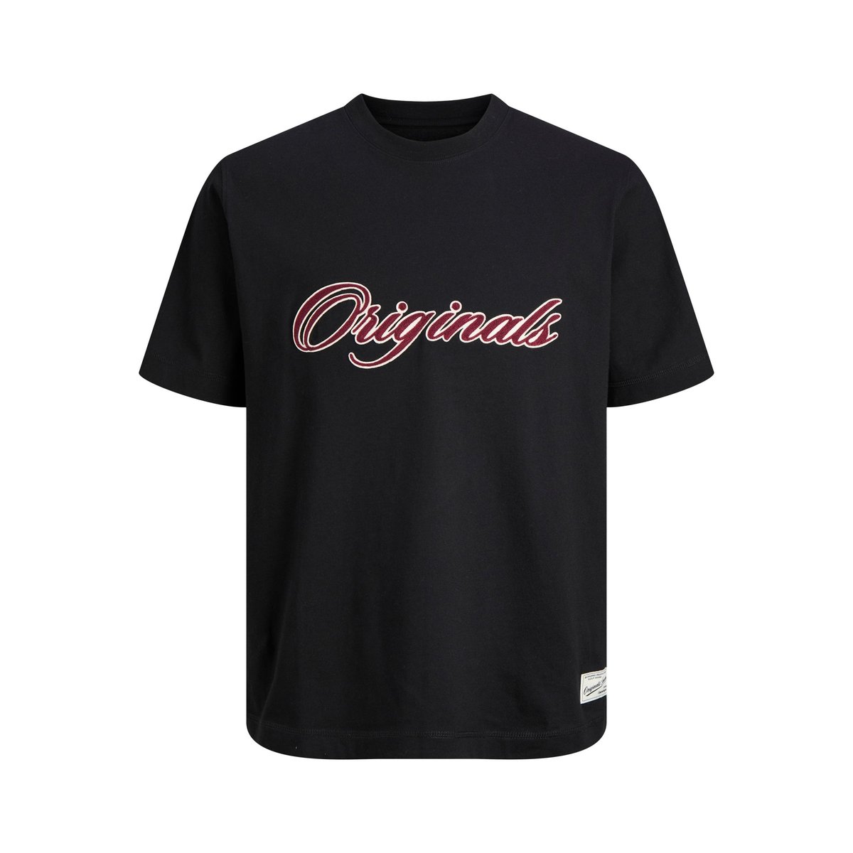T-Shirt black 1, JACK & JONES JUNIOR