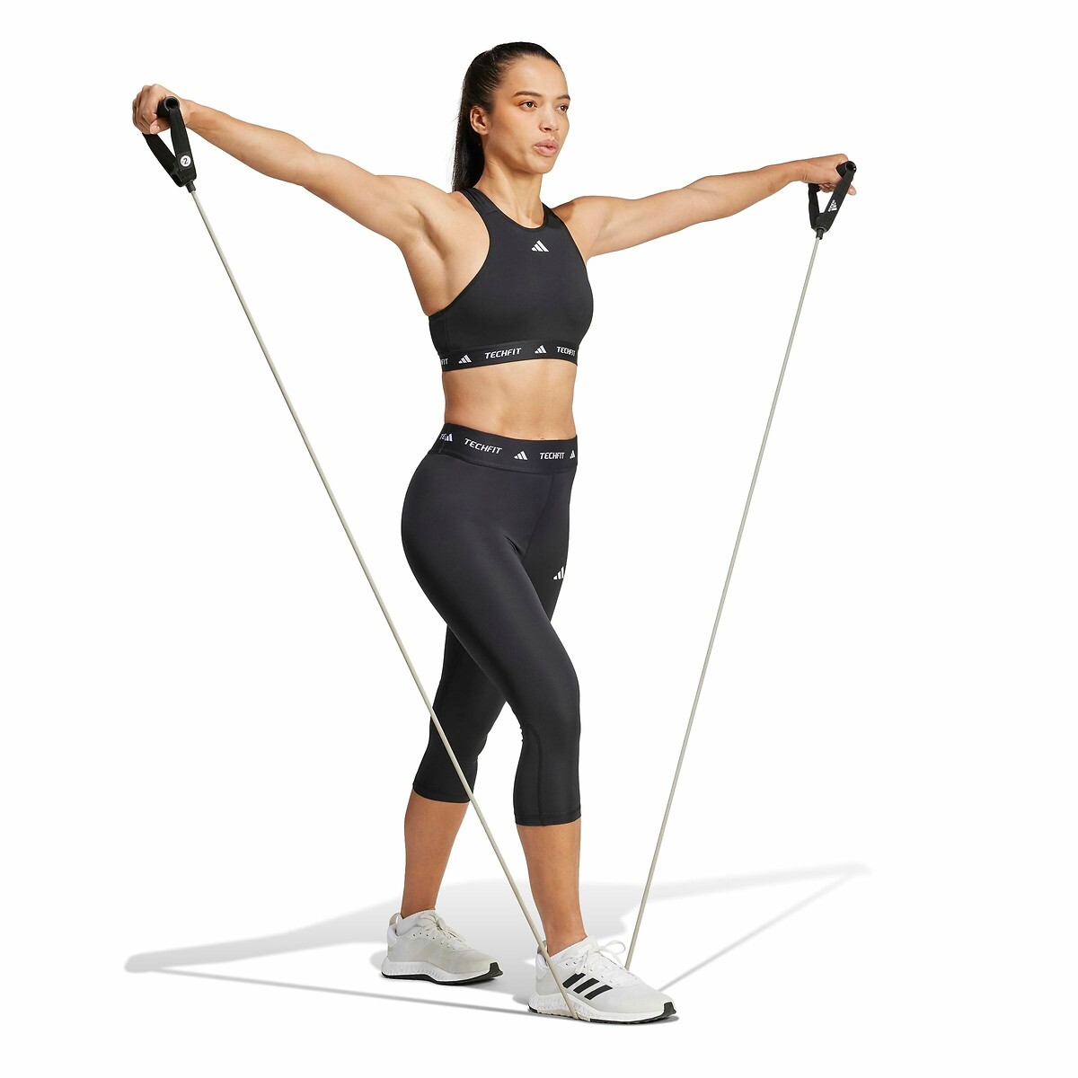 Legging de sport 3/4 TECHFIT noir, adidas Performance