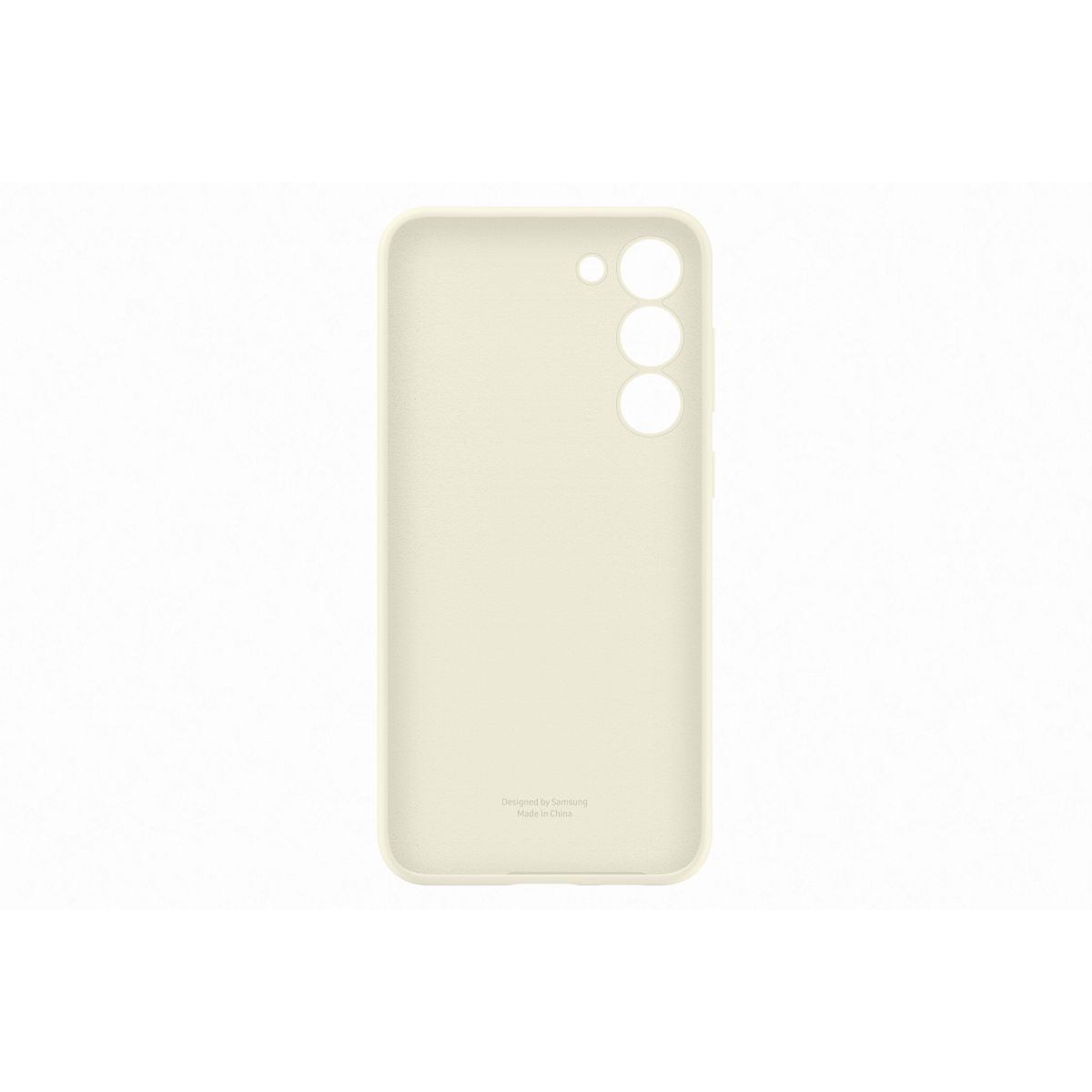 Coque S23+ Silicone Cotton blanc, SAMSUNG