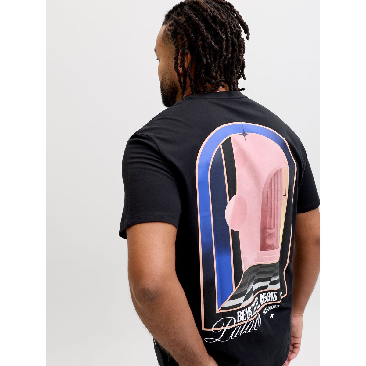 T-Shirt noire - black, JACK & JONES