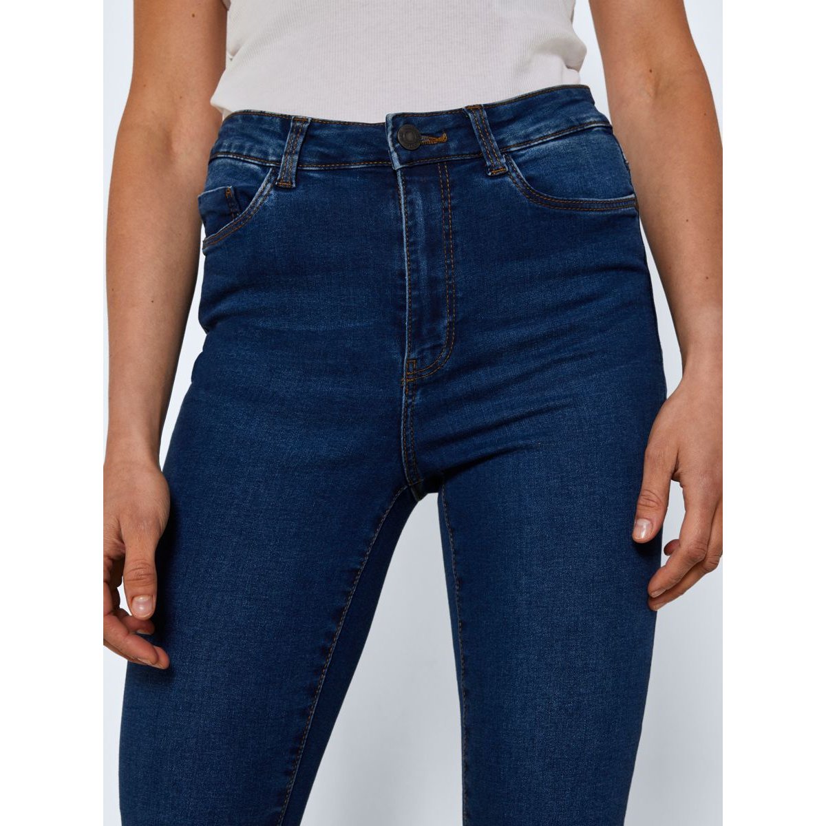 Jean flare, taille haute medium blue, NOISY MAY