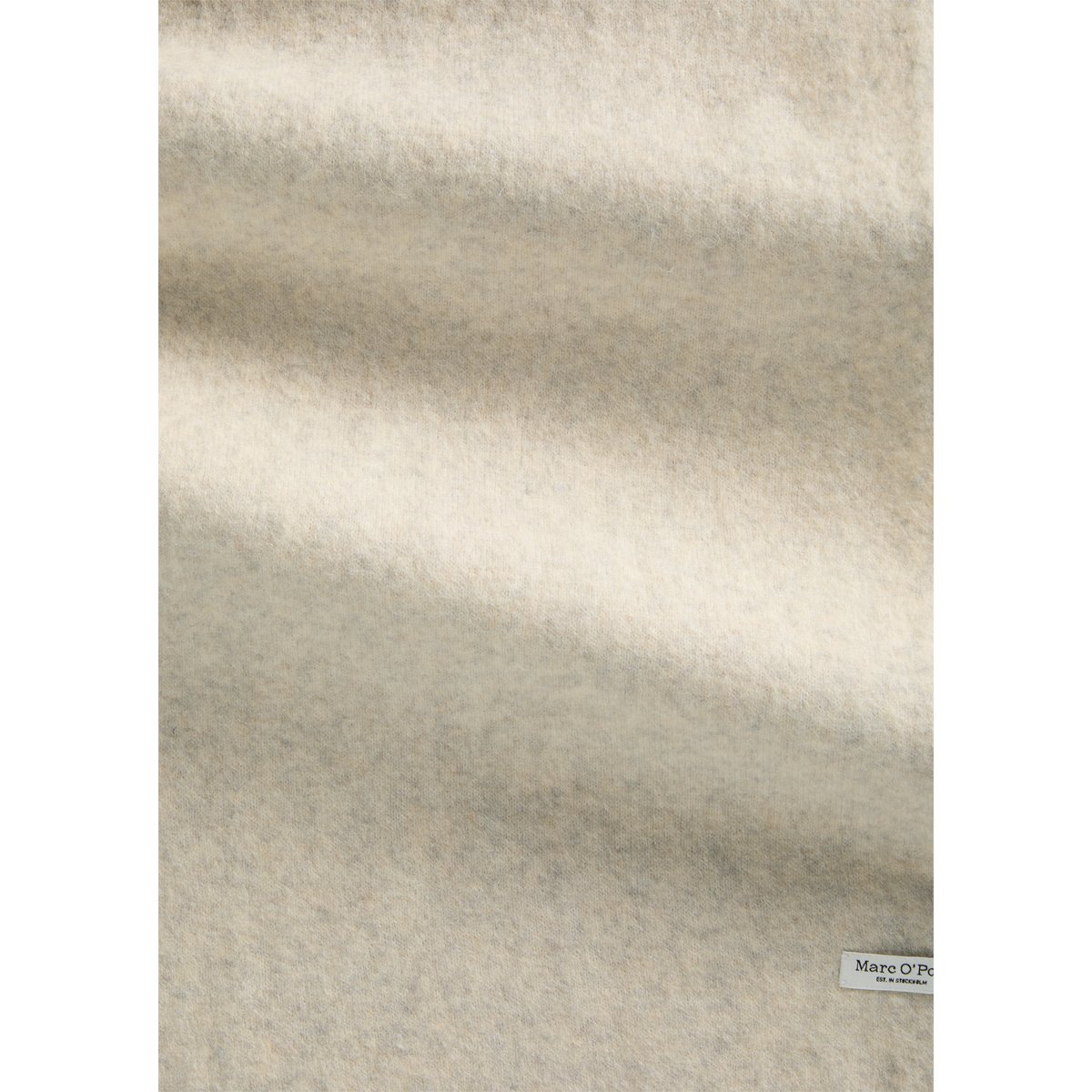 écharpe en un mélange doux de poils de yack et de laine d'alpaga gris clair, MARC O'POLO