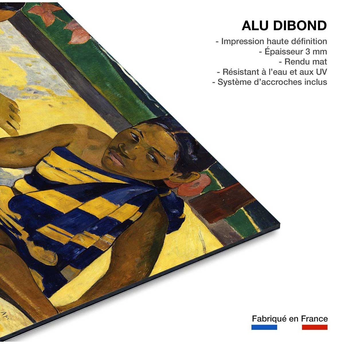 Tableau célèbre Paul Gauguin - Parau api tableau alu dibond, HEXOA