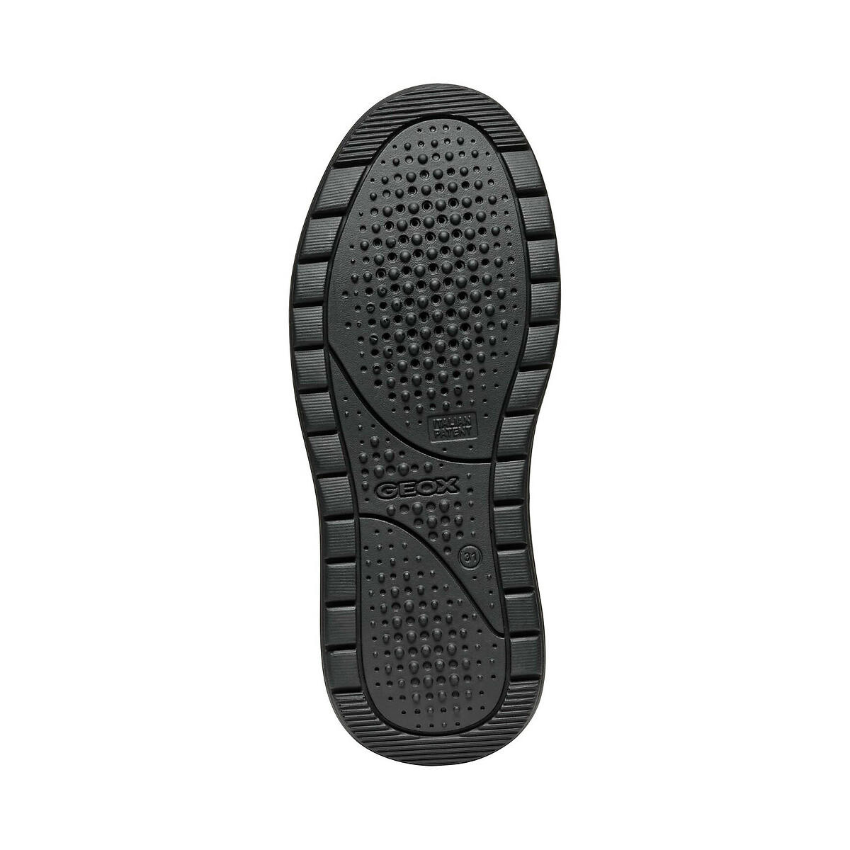 Botas respiráveis, envernizadas, Phaolae preto , GEOX