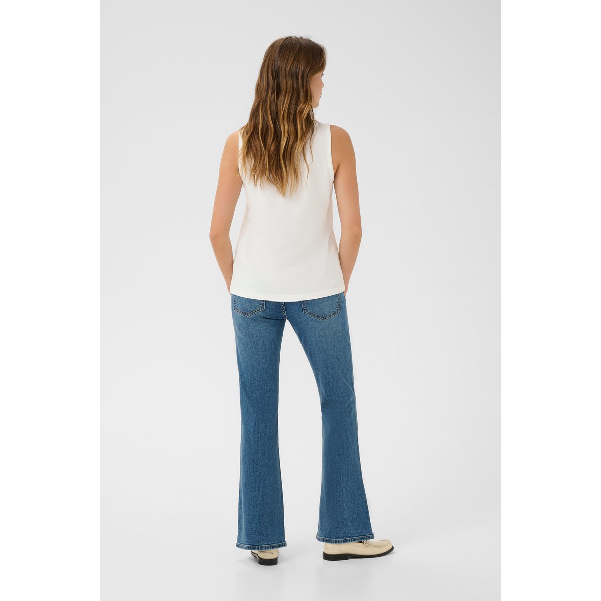 Jersey sans-manches blanc spring gardenia, CULTURE