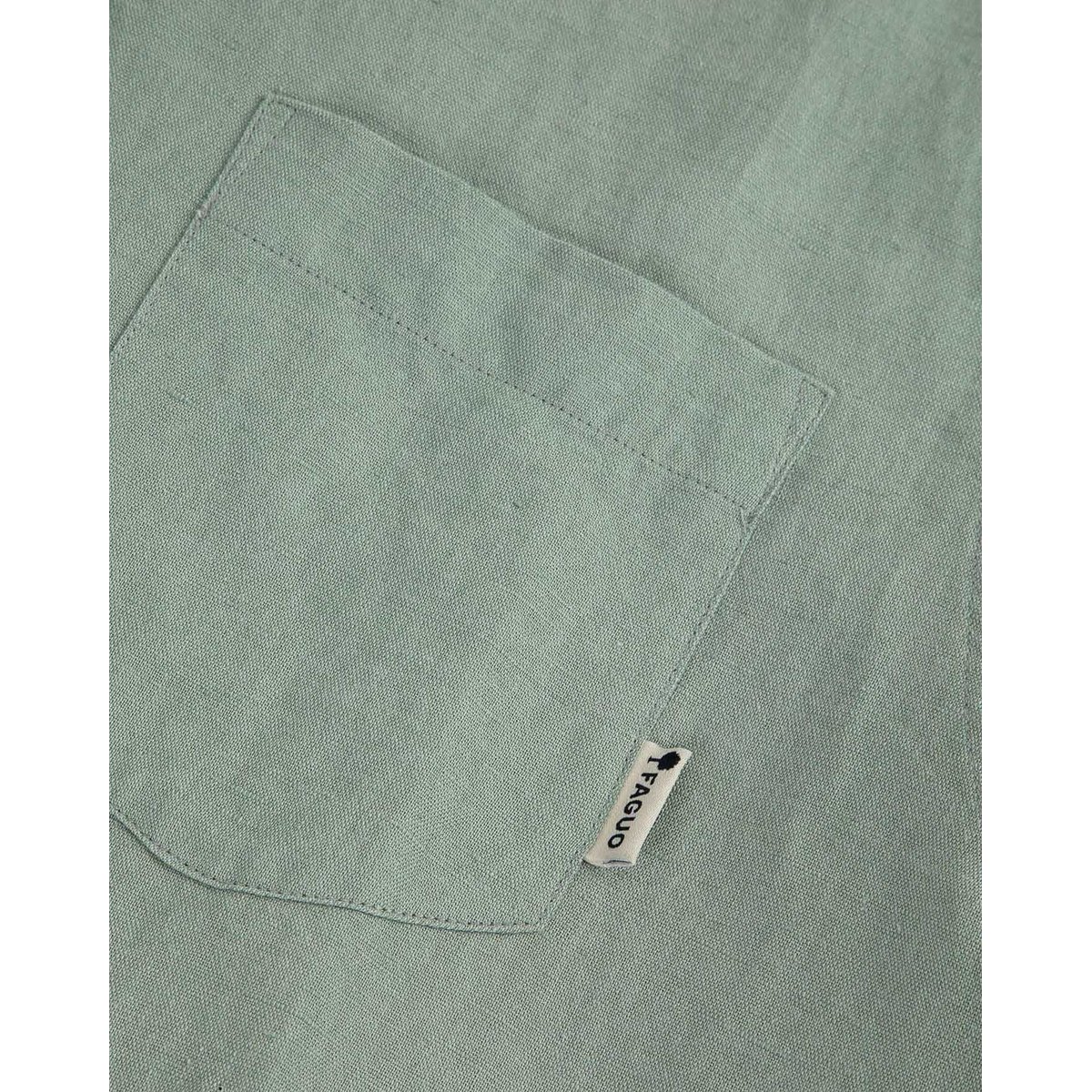 Chemise CHIAVARI vert clair, FAGUO