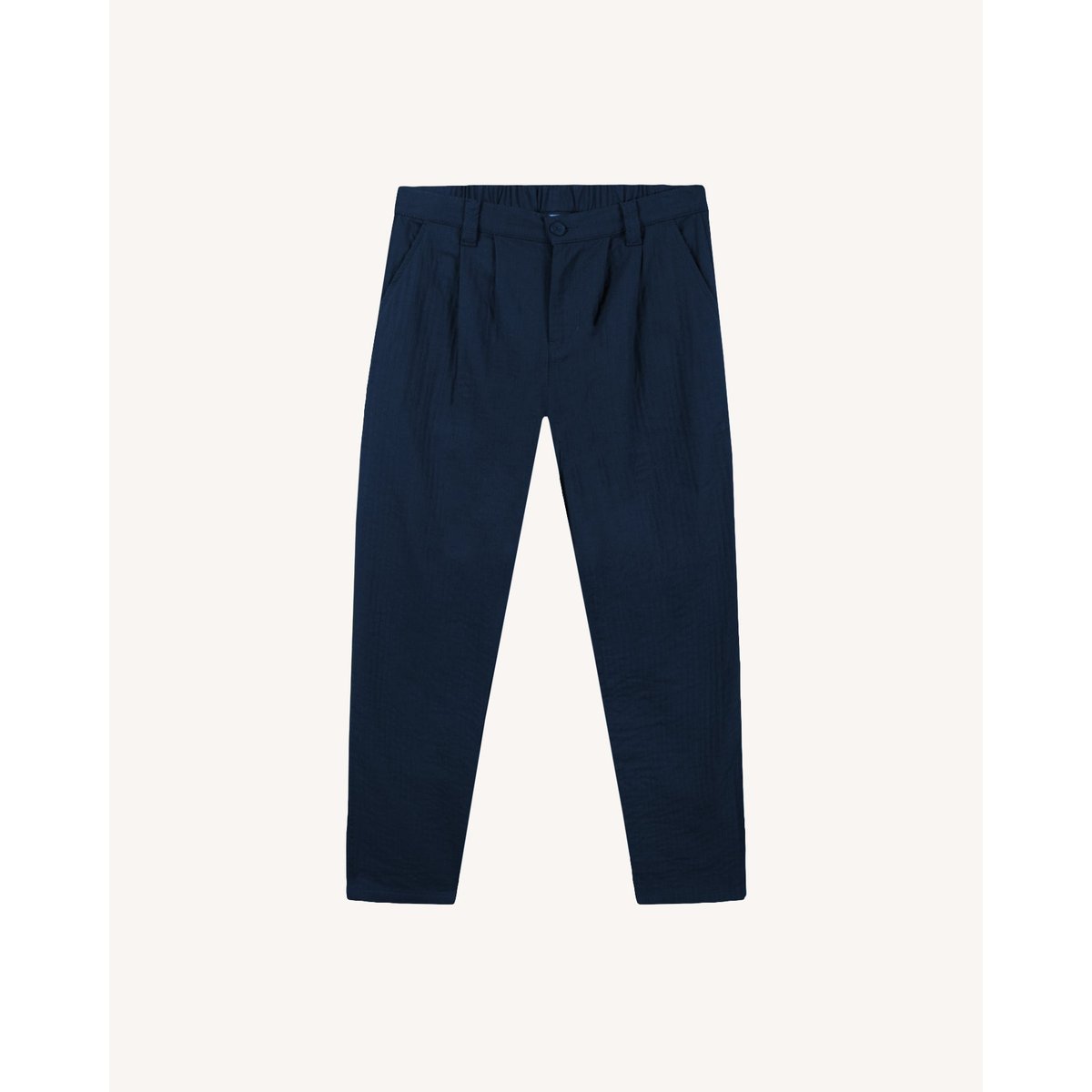 Chino en toile bleu foncé, FAGUO