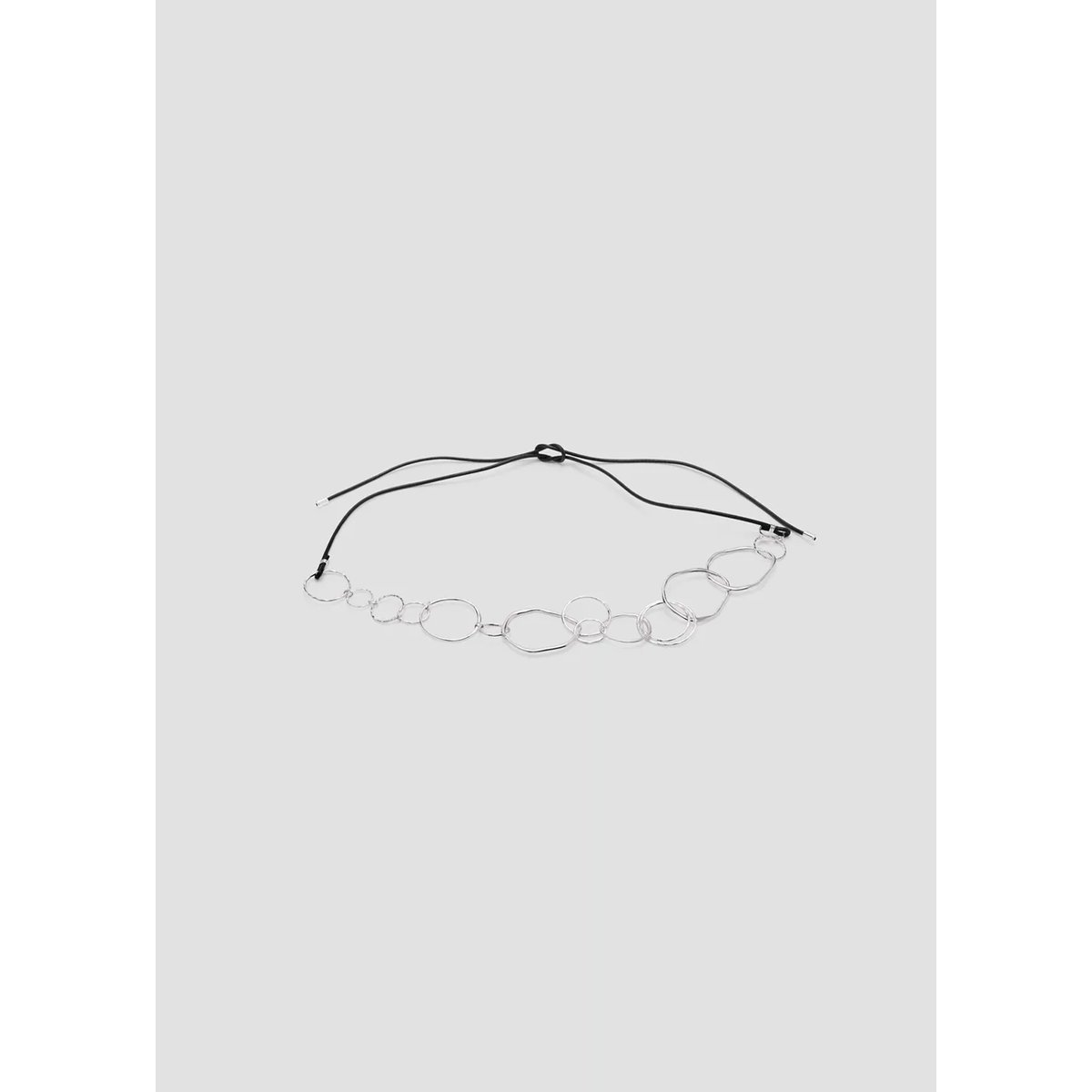 Ceinture chaîne anneaux argent, MANGO TEEN