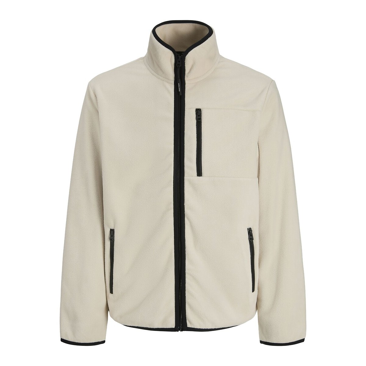 Lupo High Neck Full Zip Jacket light beige, JACK & JONES