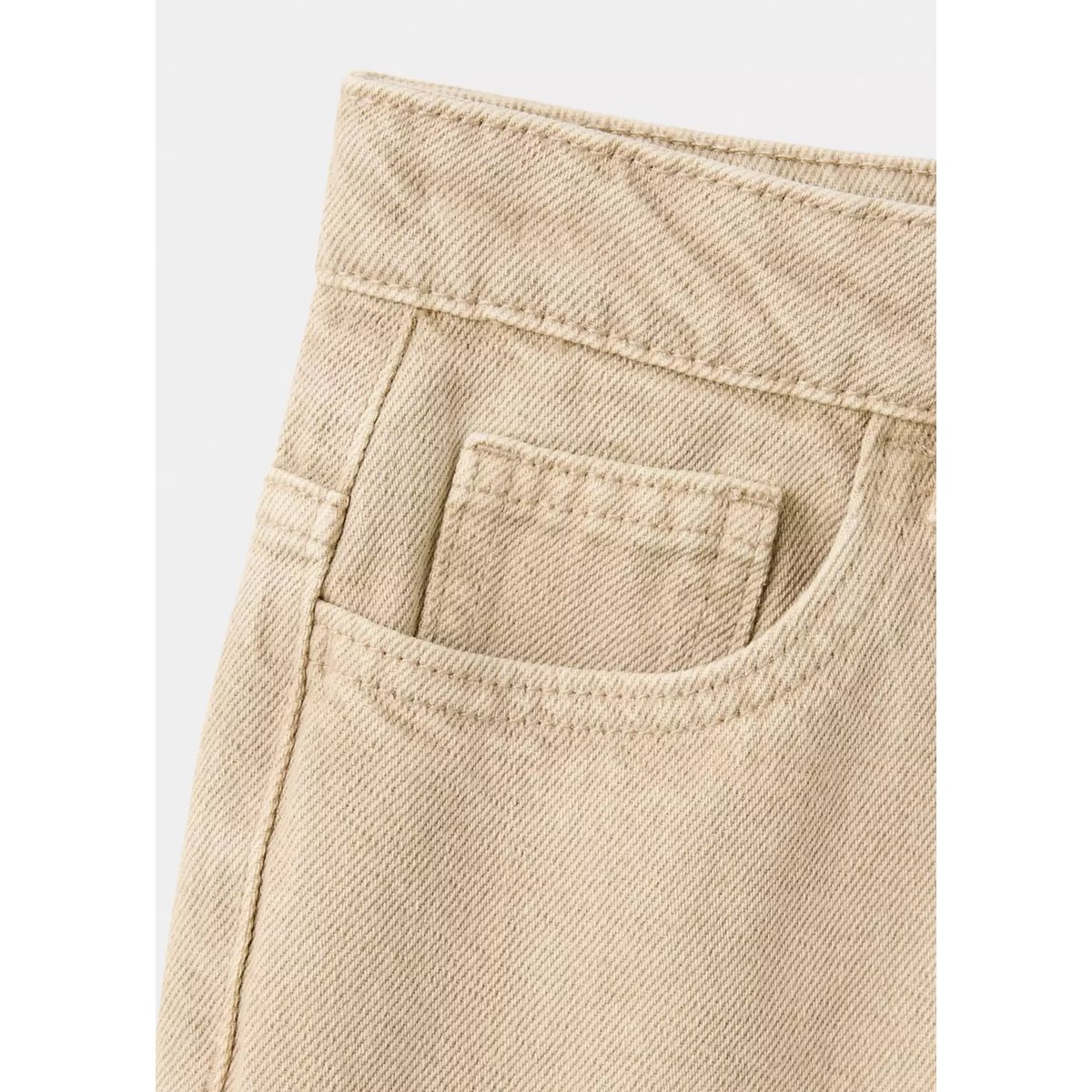 Jean balloon taille haute sable, MANGO KIDS