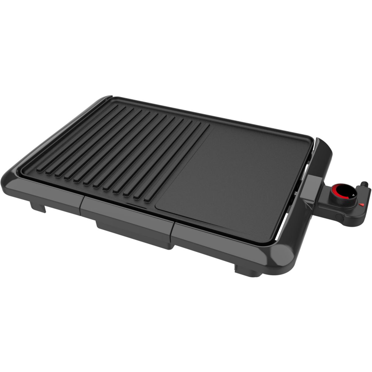 Plancha électrique LPL 4 noir à poser, 35x25 cm couleur unique, LISTO