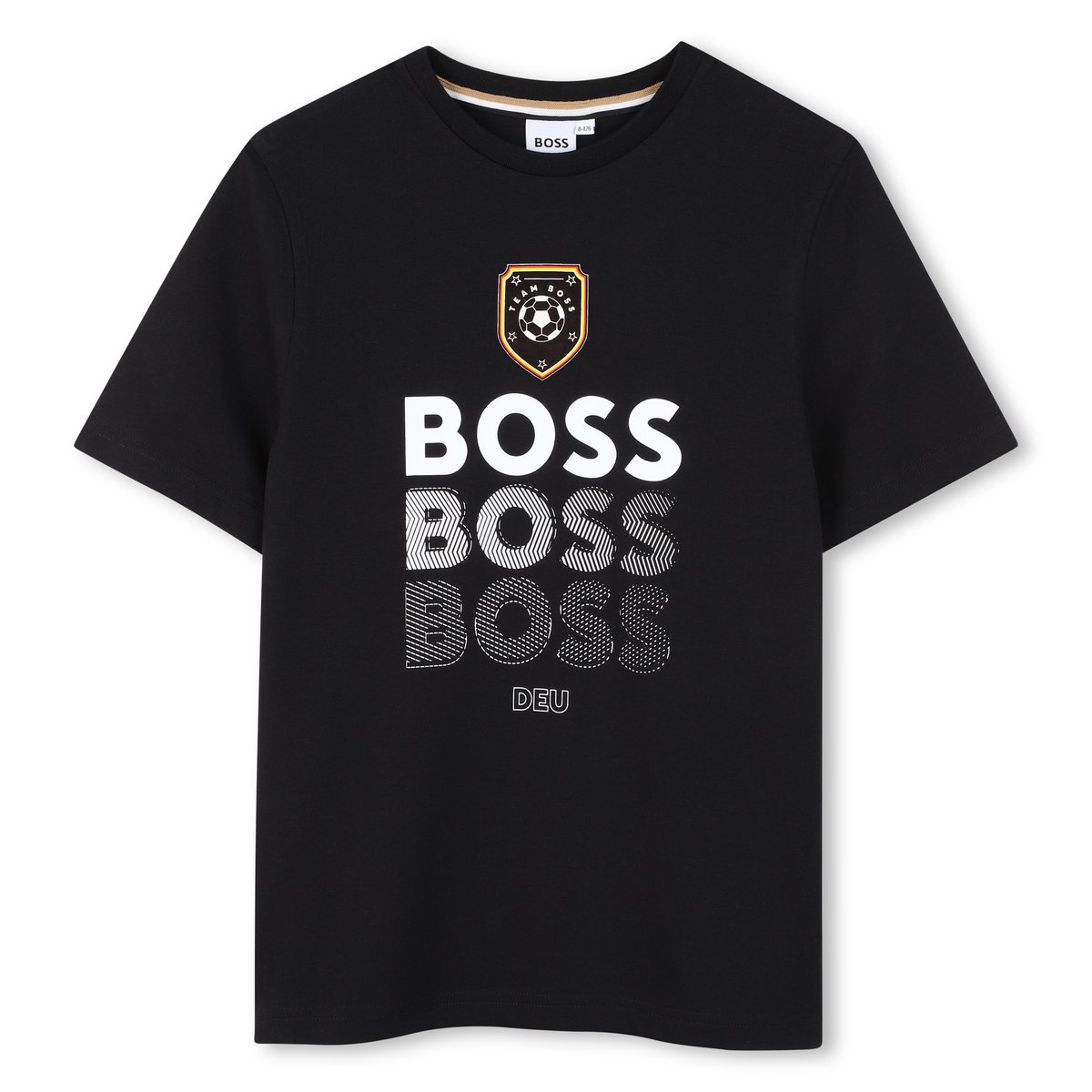 Tee-shirt manches courtes black, BOSS KIDSWEAR