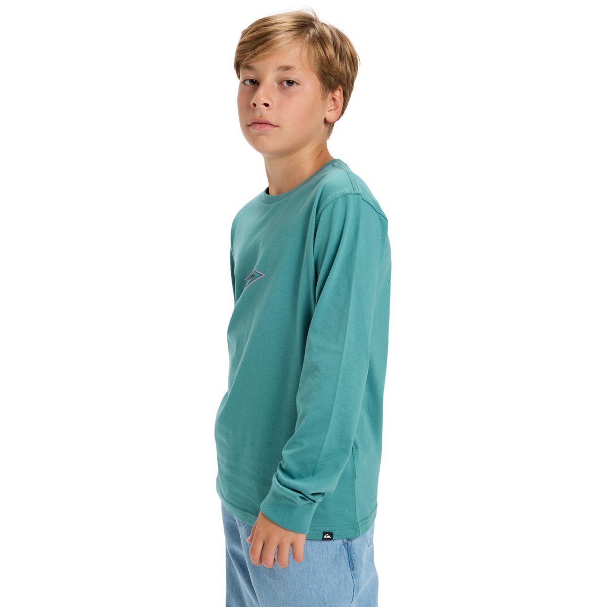 T-shirt manches longues EV SWELL OVATION vert deep sea, QUIKSILVER