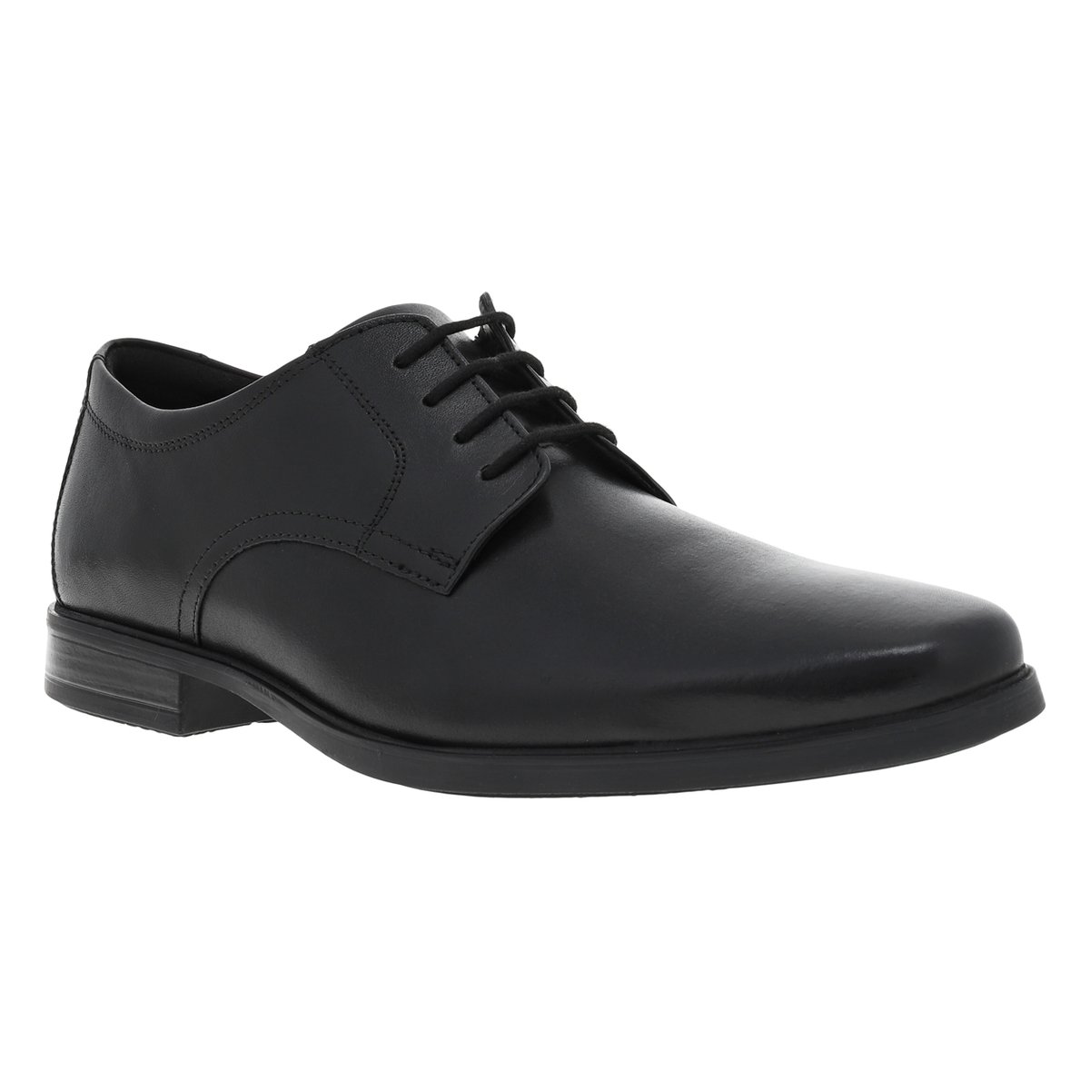 Derbies cuir souple noir, CLARKS