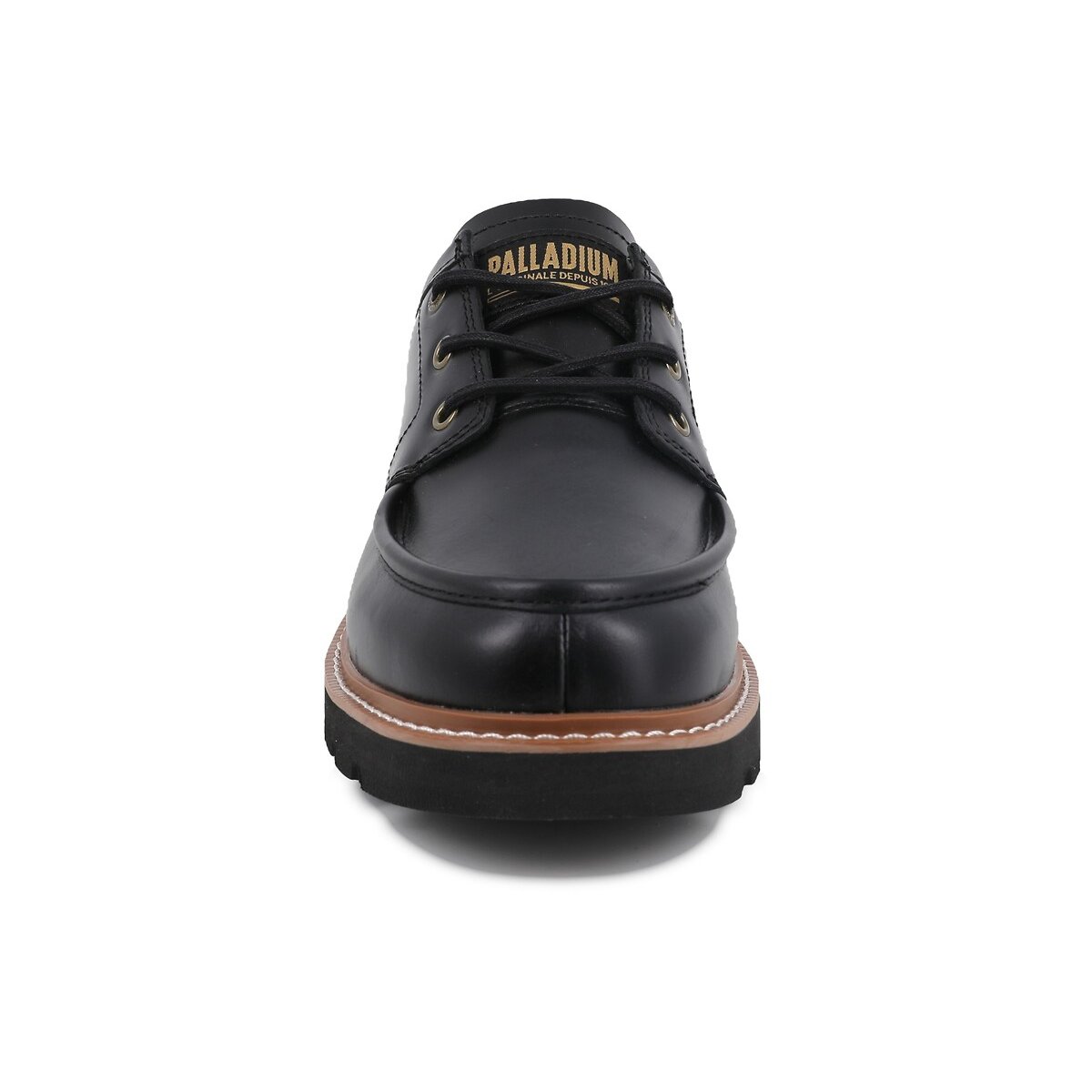 Moccassins à lacets en cuir, Trooperlite Loafer noir, PALLADIUM