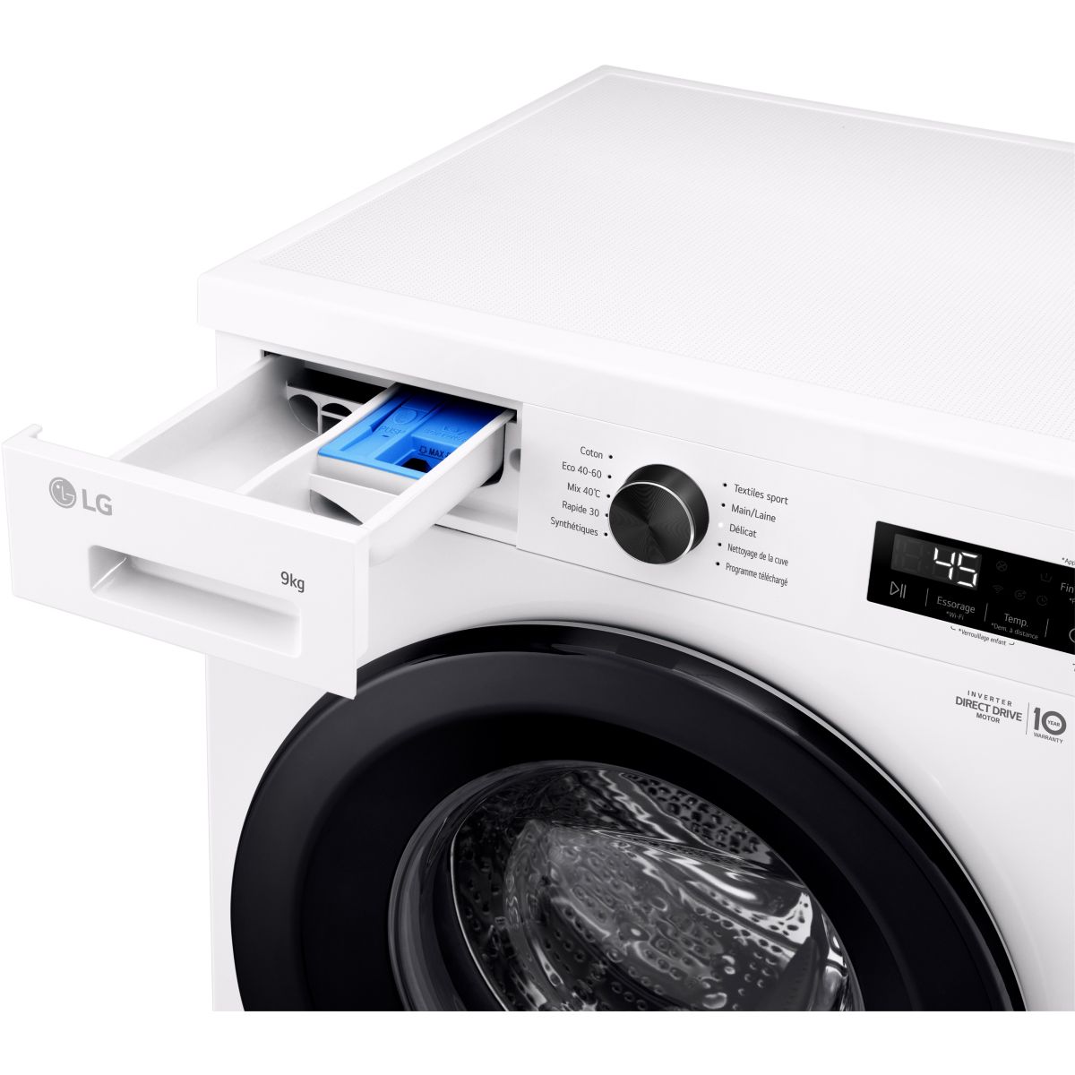 Lave linge hublot F94B15WHS blanc, LG