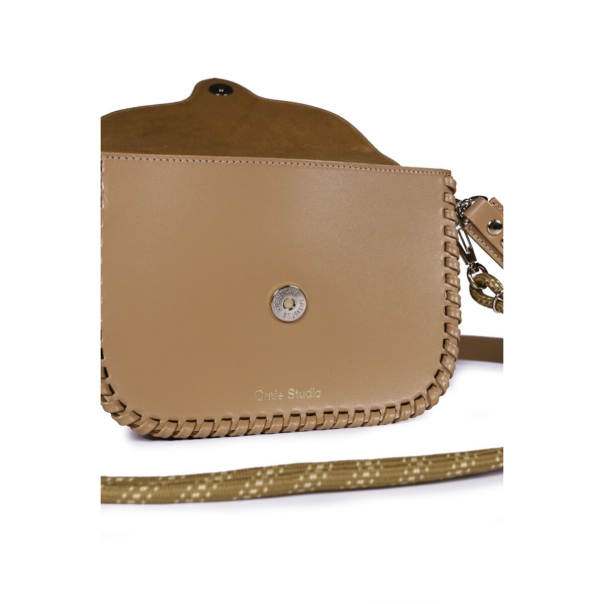 West Leather Shoulder Bag mocha, CRAIE STUDIO