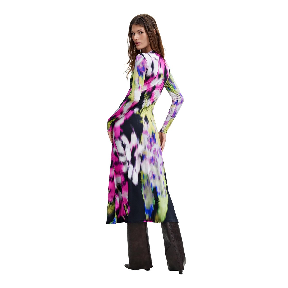 Robe longue imprimée M. C. Lacroix multicolore, DESIGUAL