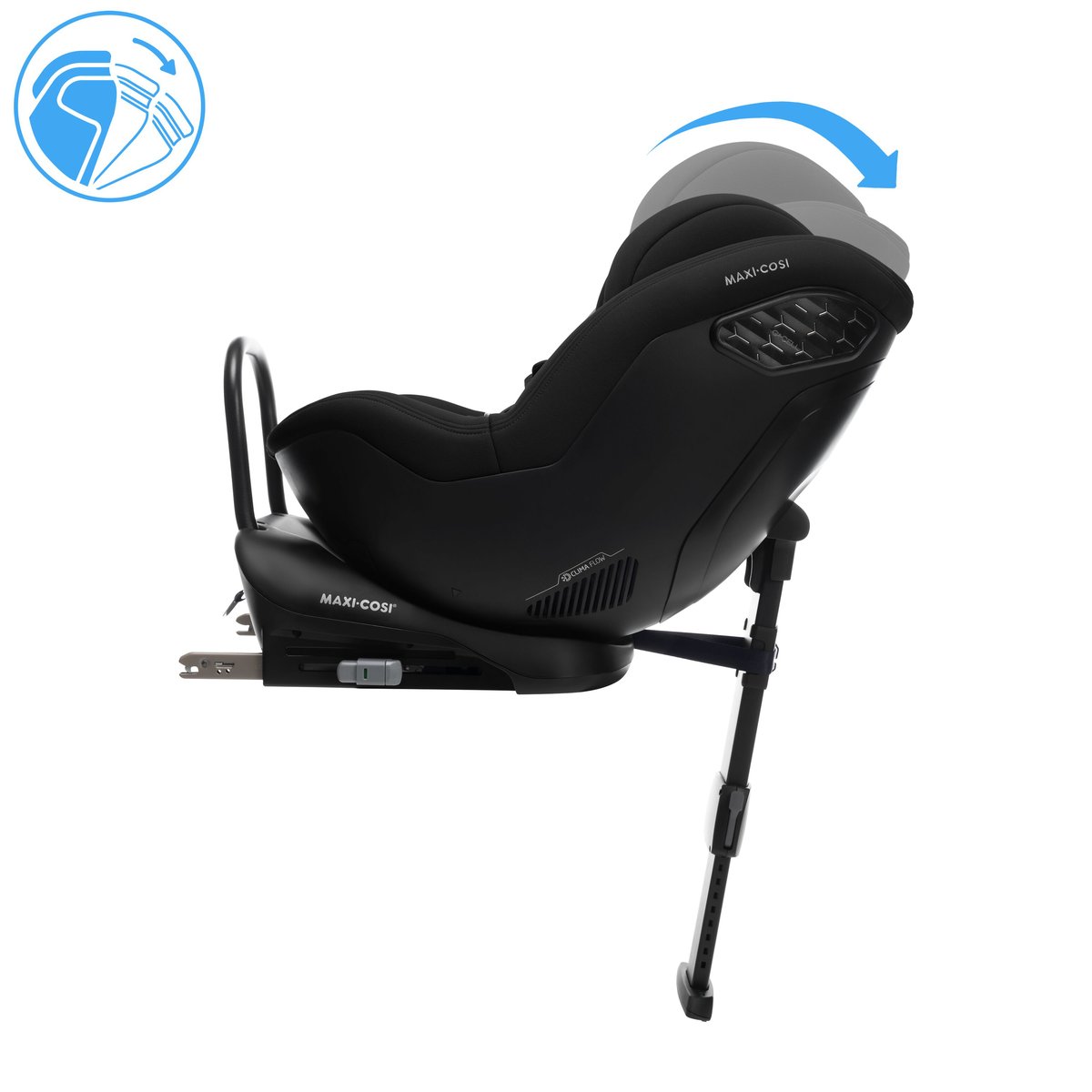Maxi-Cosi Siège auto dos route MobiFix Pro authentic black, MAXI COSI
