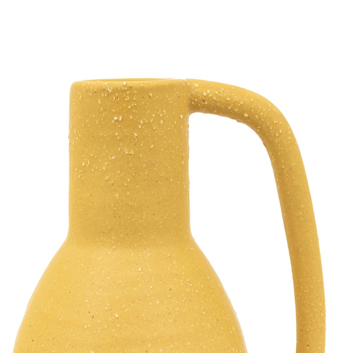 21cm Ceramic Vase with Handle yellow, ÉDITÉ