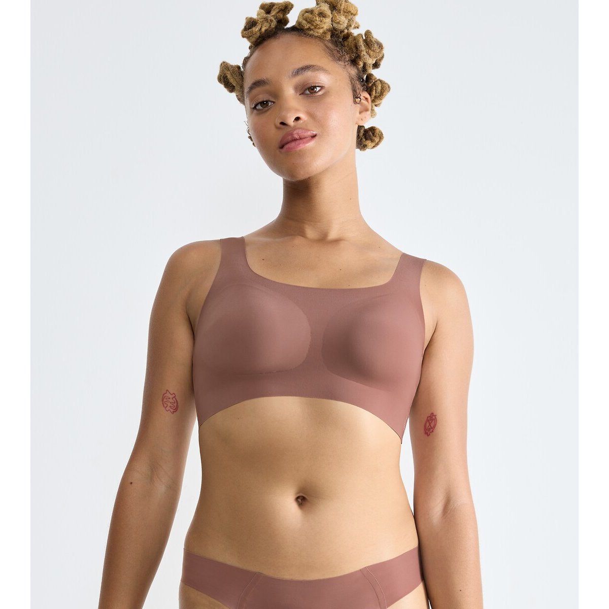 Brassière encolure arrondie Zero Feel 2.0 cacao, SLOGGI