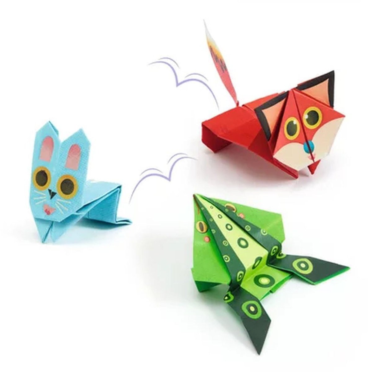 Animaux sauteurs couleur unique, DJECO
