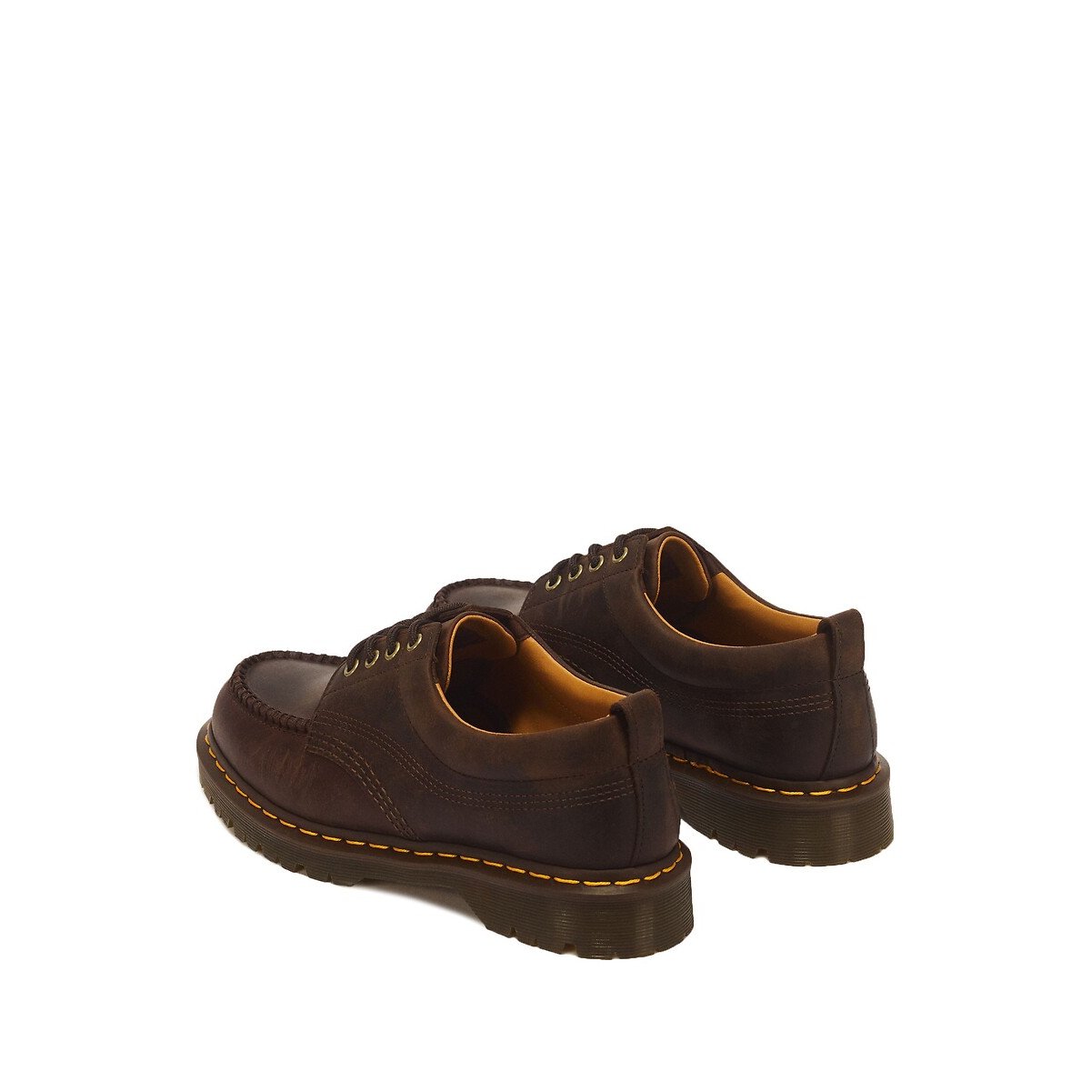 Derbies en cuir, Lowell Crazy Horse marron, DR. MARTENS
