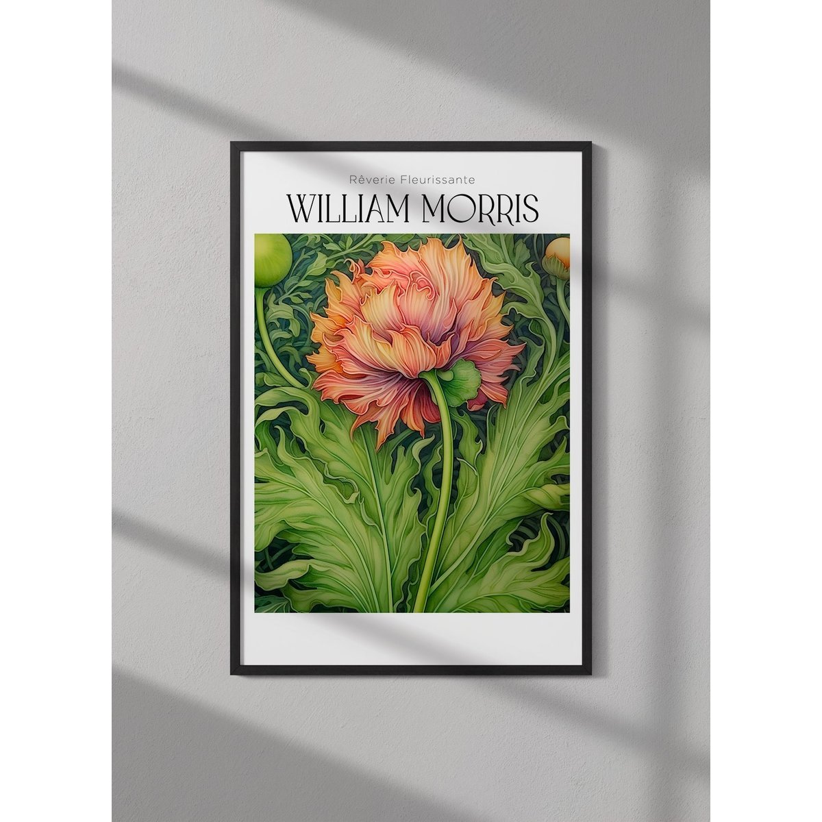 Affiche William Morris n°5 blanc, L'AFFICHERIE