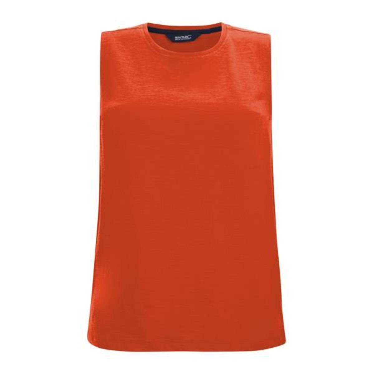 Haut uni sans manches en coton FARIENE bleu vif, REGATTA