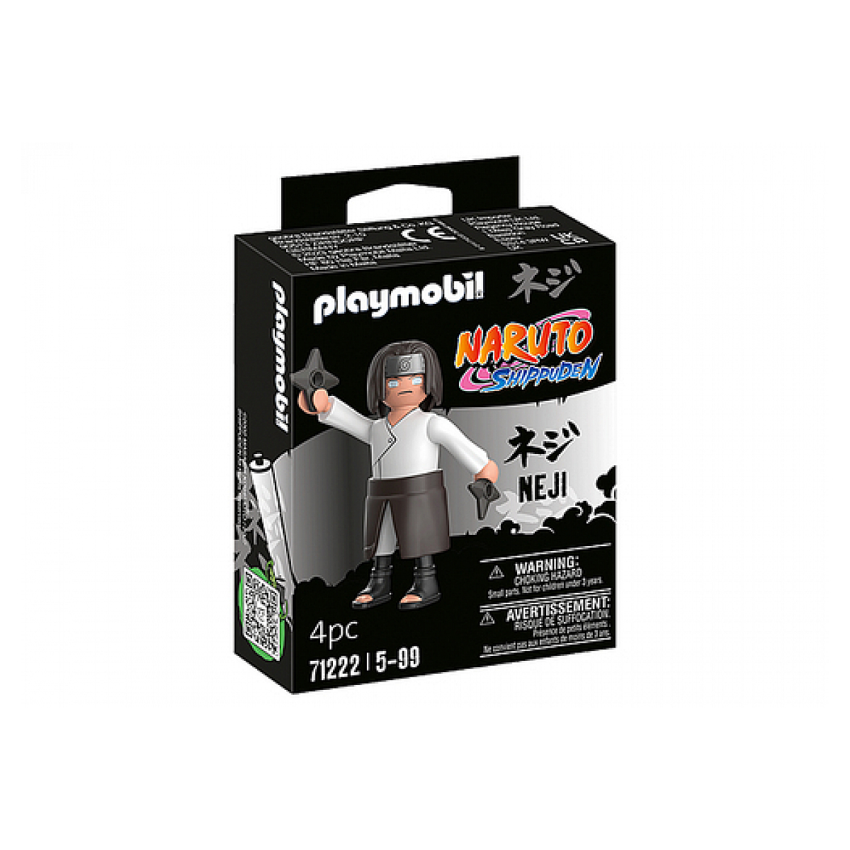 71222 Personnage naruto Neji noir, PLAYMOBIL