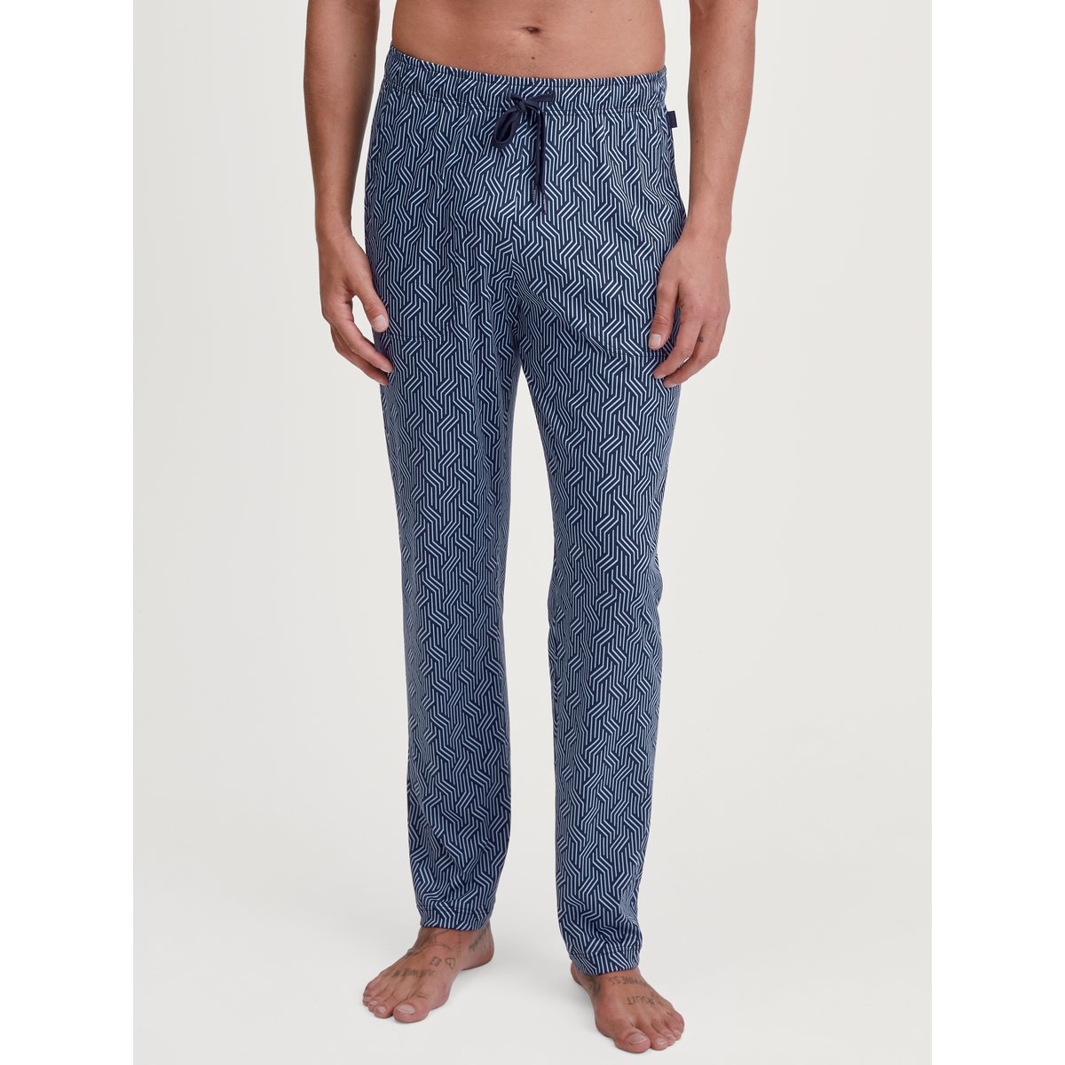 Pantalon Coton RMX SLEEP FREE lac glaciaire, CALIDA