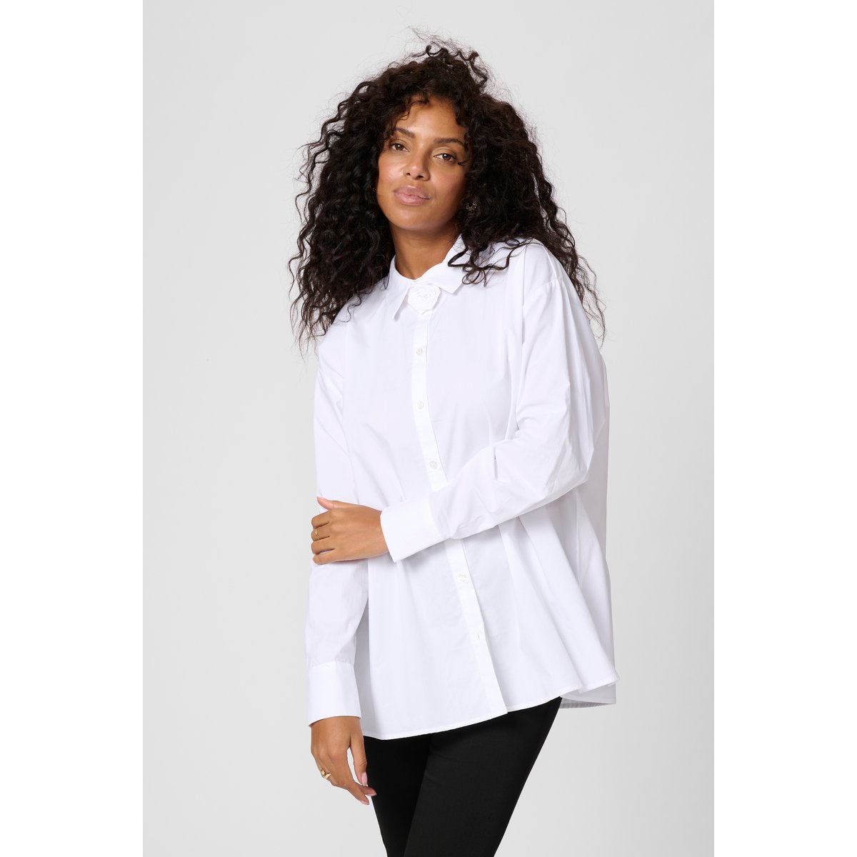 Chemise à manches longues blanc optical white, KAFFE