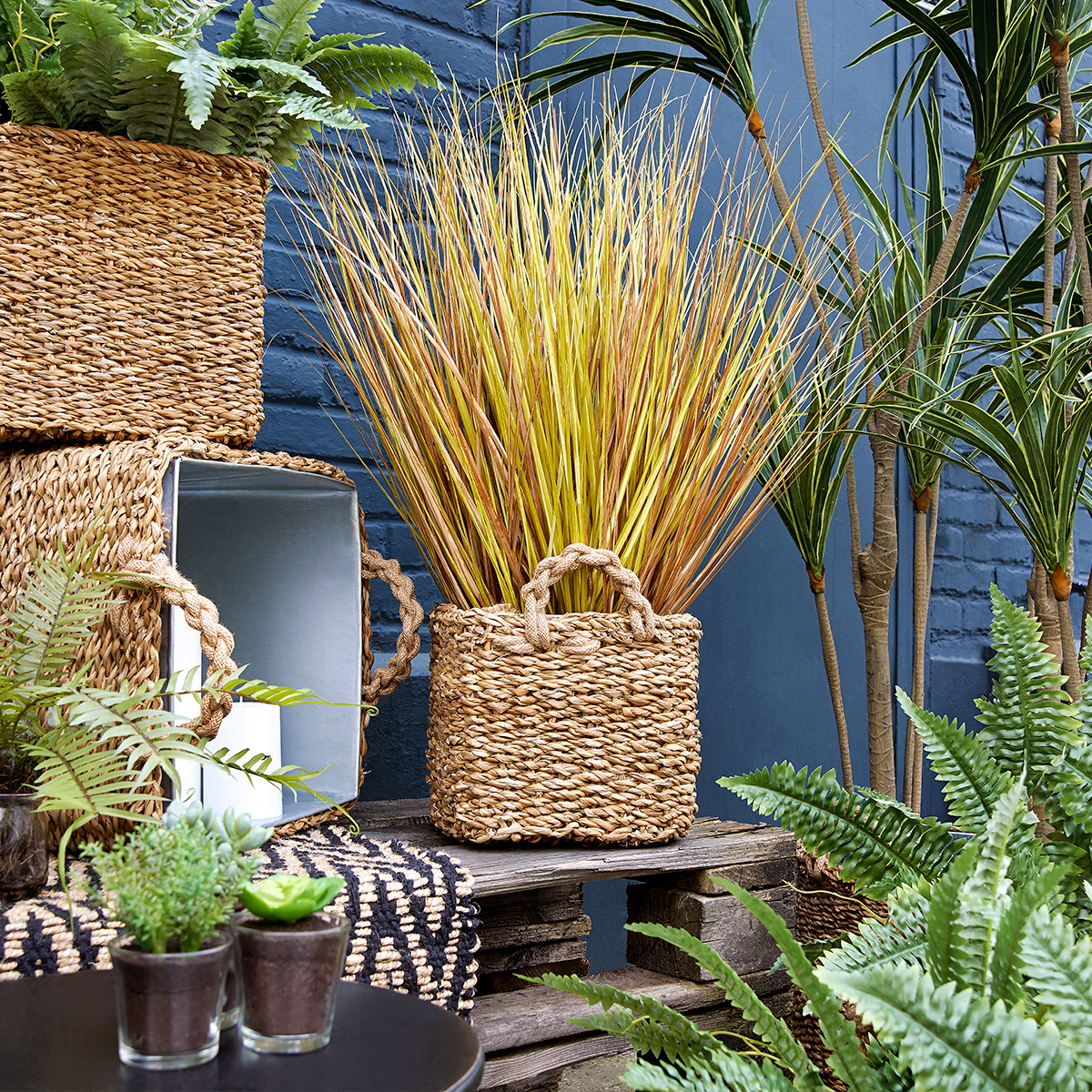 Touffe d'herbes artificielle H58 vert, SIA DECO