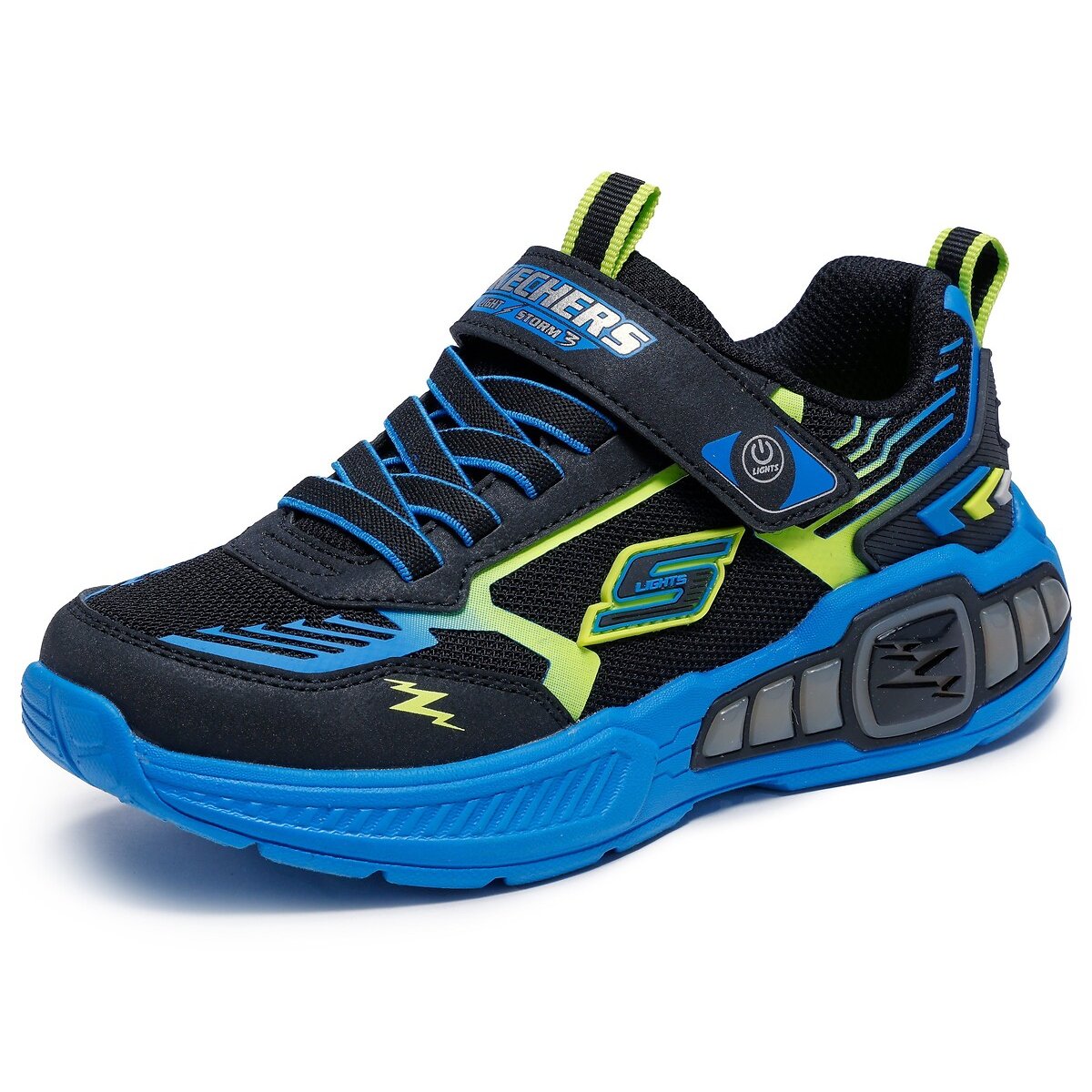 Baskets S-Light: Light Storm 3.0 noir/bleu, SKECHERS