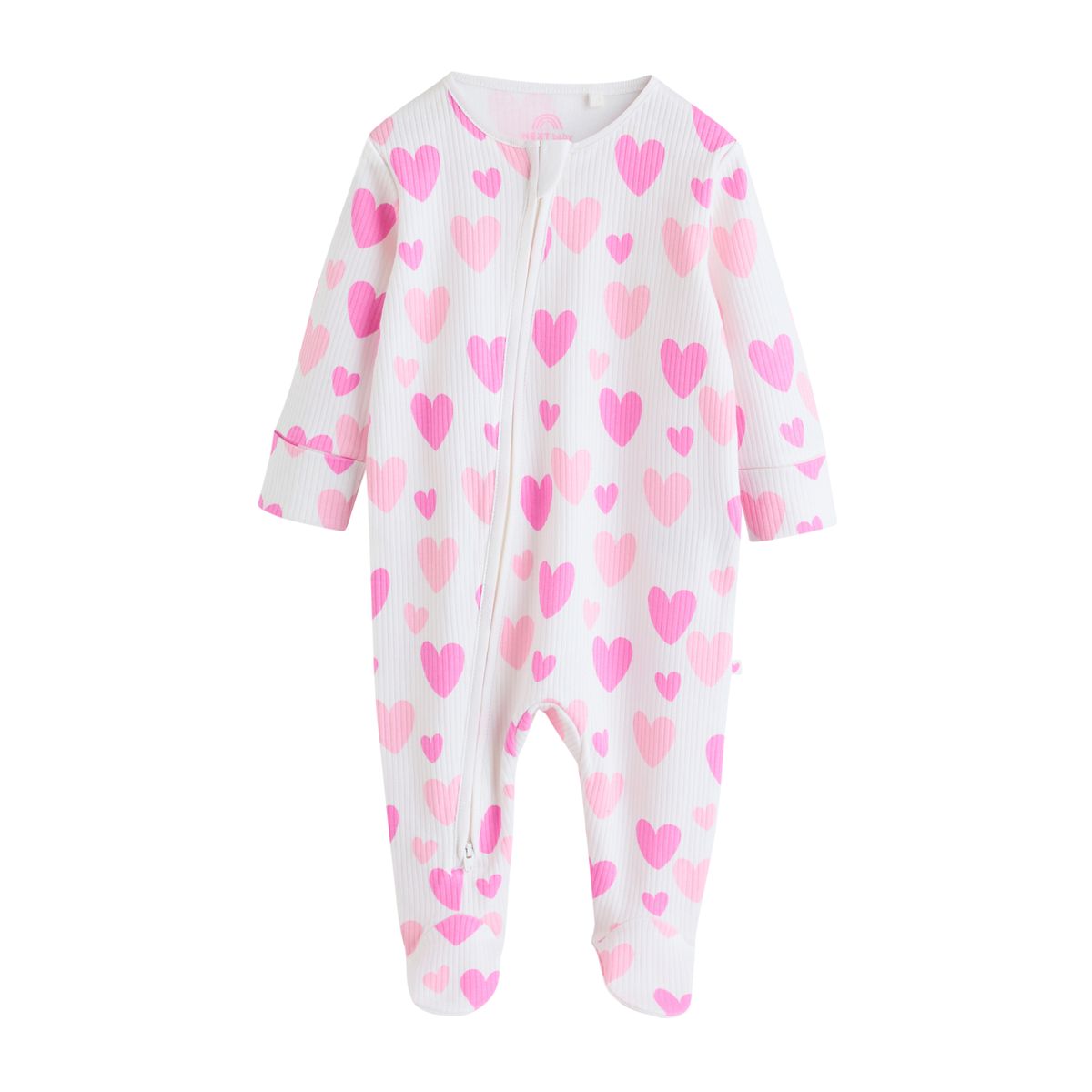 Dors-bien à zip double sens bébé, lot de 3 rose, NEXT