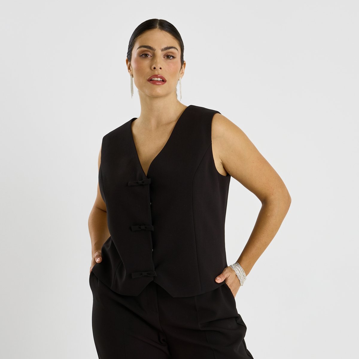 Gilet sans manches noir, GRAIN DE MALICE