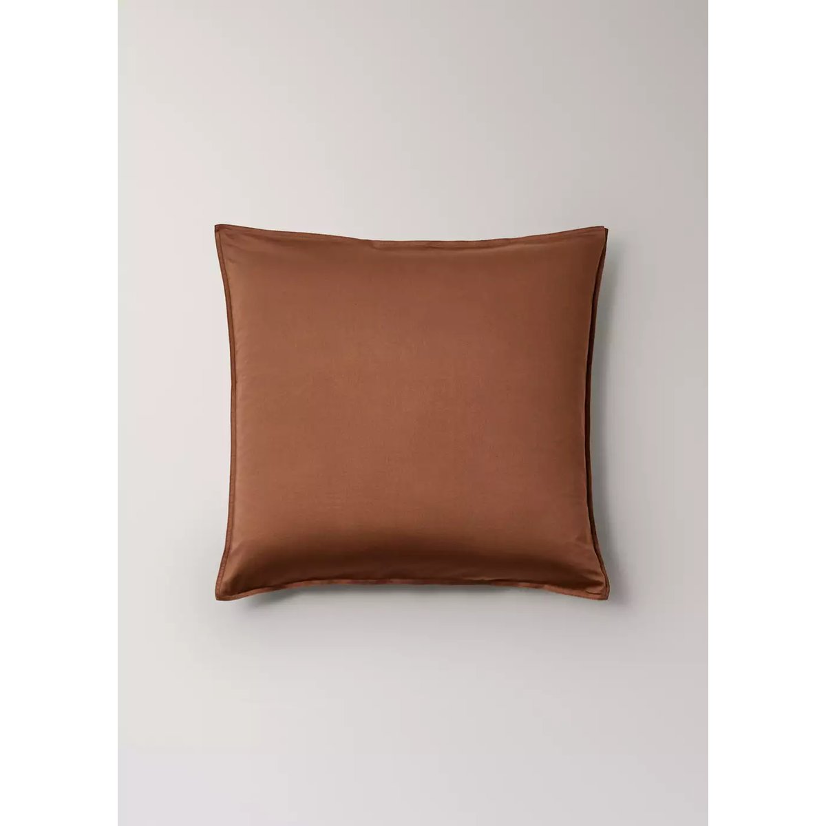 Taie d’oreiller 100 % coton satin 60x60 cm caramel, MANGO HOME