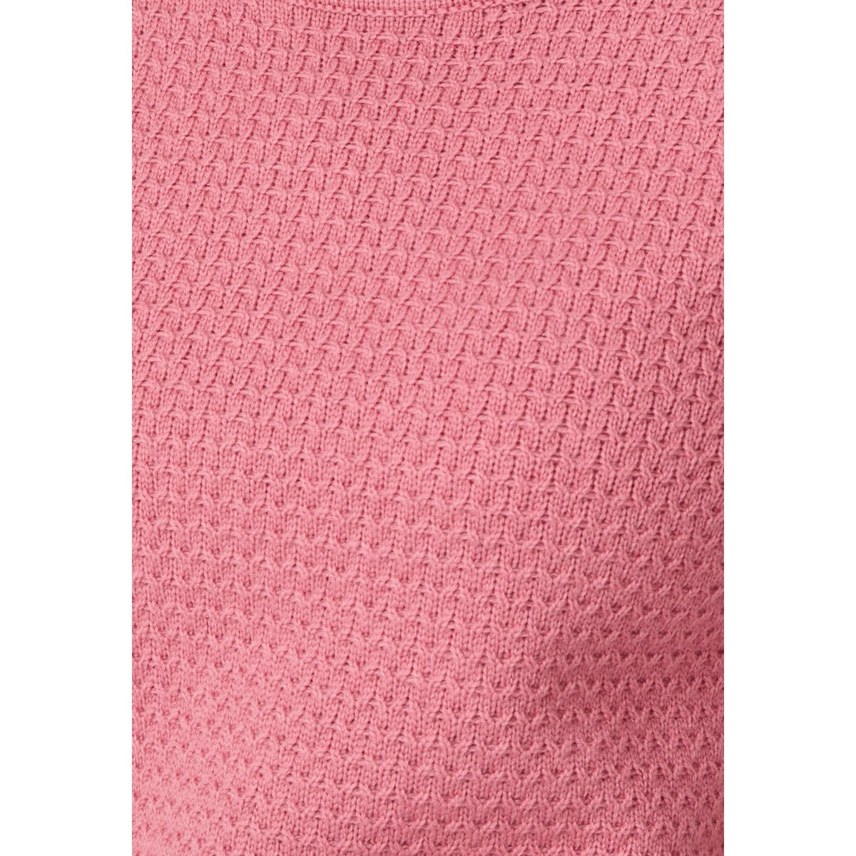 Pull mélange laine boutons épaule vieux rose, DAMART
