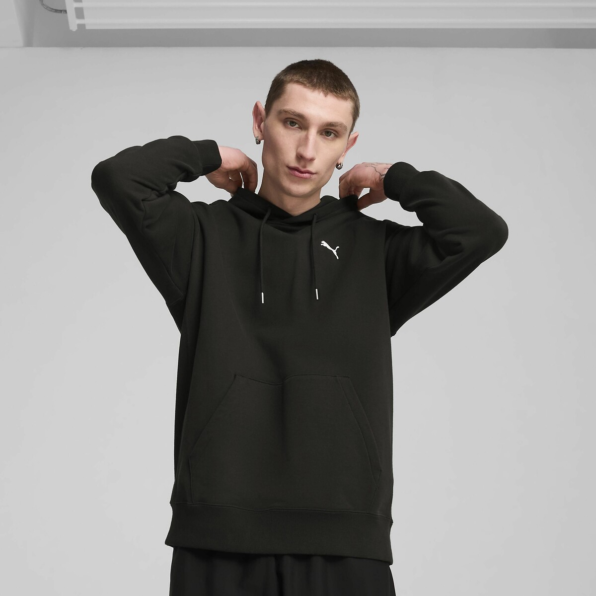 Sweat à capuche Prime noir, PUMA